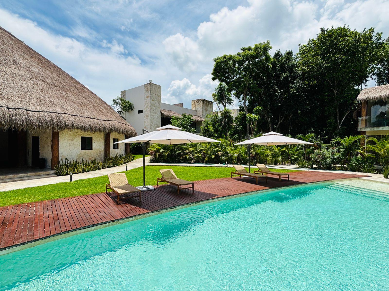 Vista Piscina Nalhá Hotel Boutique y Villas Bacalar