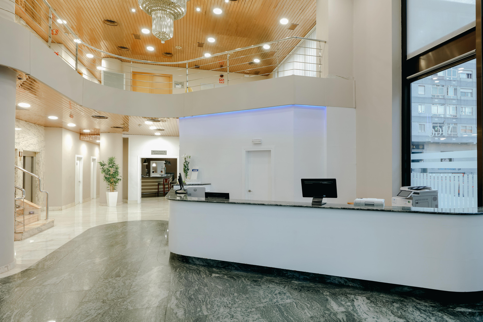 Vista Lobby Hesperia Vigo