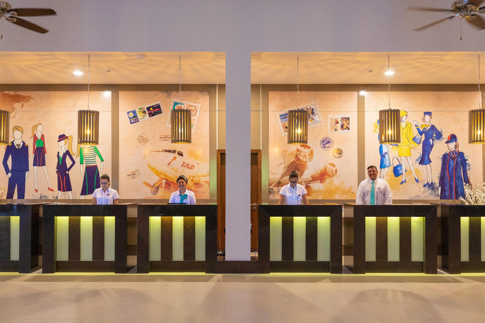 Vista Lobby Vila Galé Resort Touros - All Inclusive