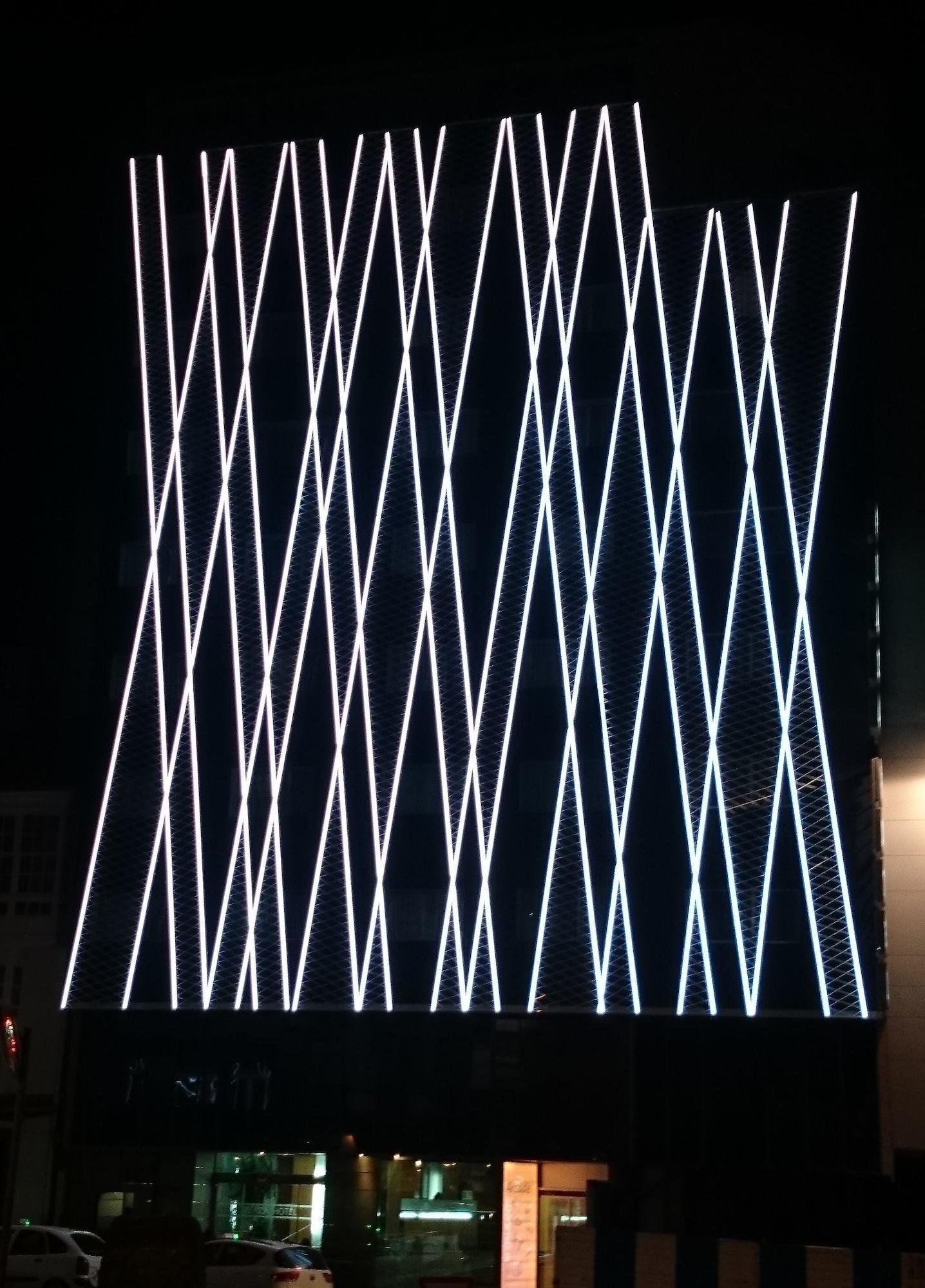 Vista Exterior Hotel Plaza Coruña