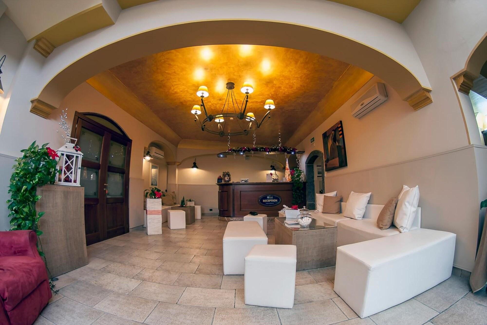 Vista Lobby Hotel Capomulini Dimora Storica