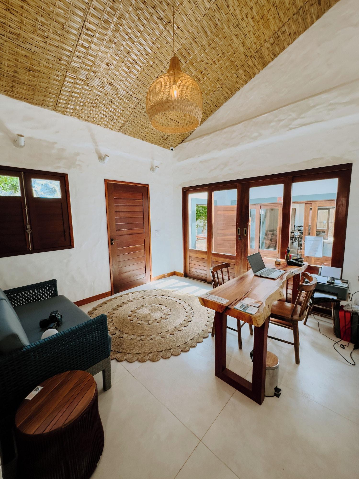 Vista do lobby Vila de Pedras Noronha