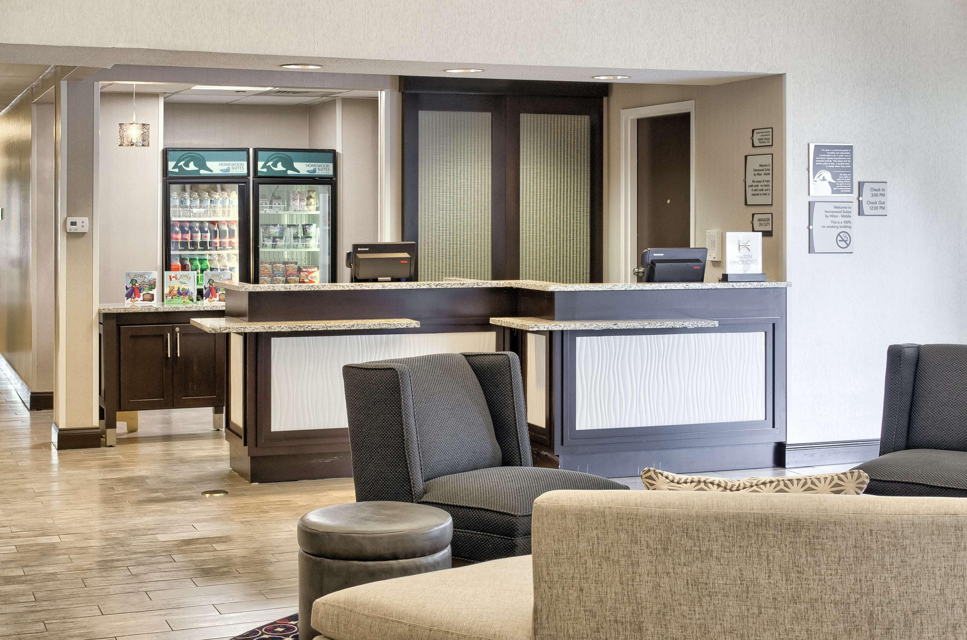 Vista Lobby Homewood Suites by Hilton Mobile Airport-University Area