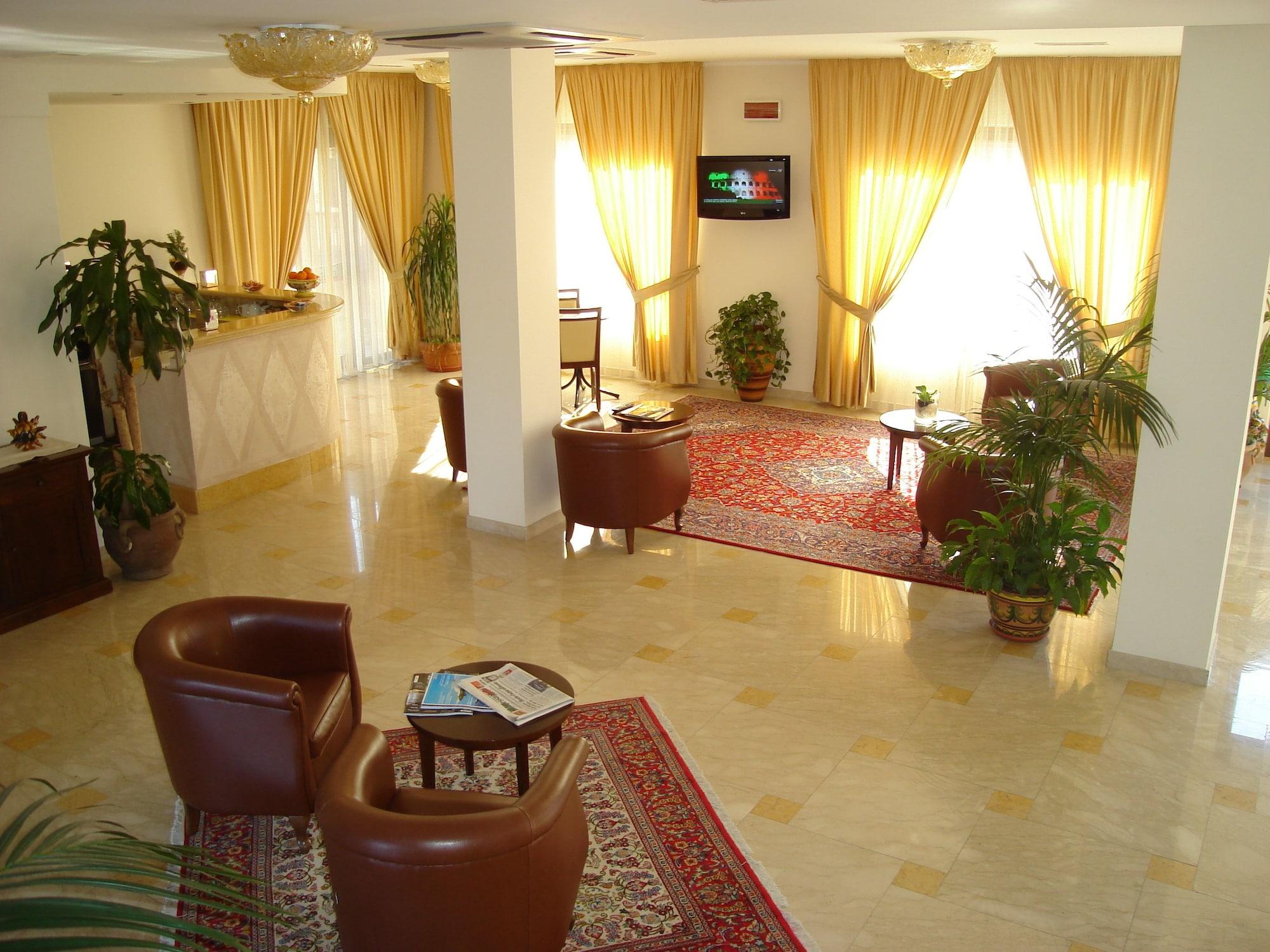 Vista Lobby Hotel Le Palme