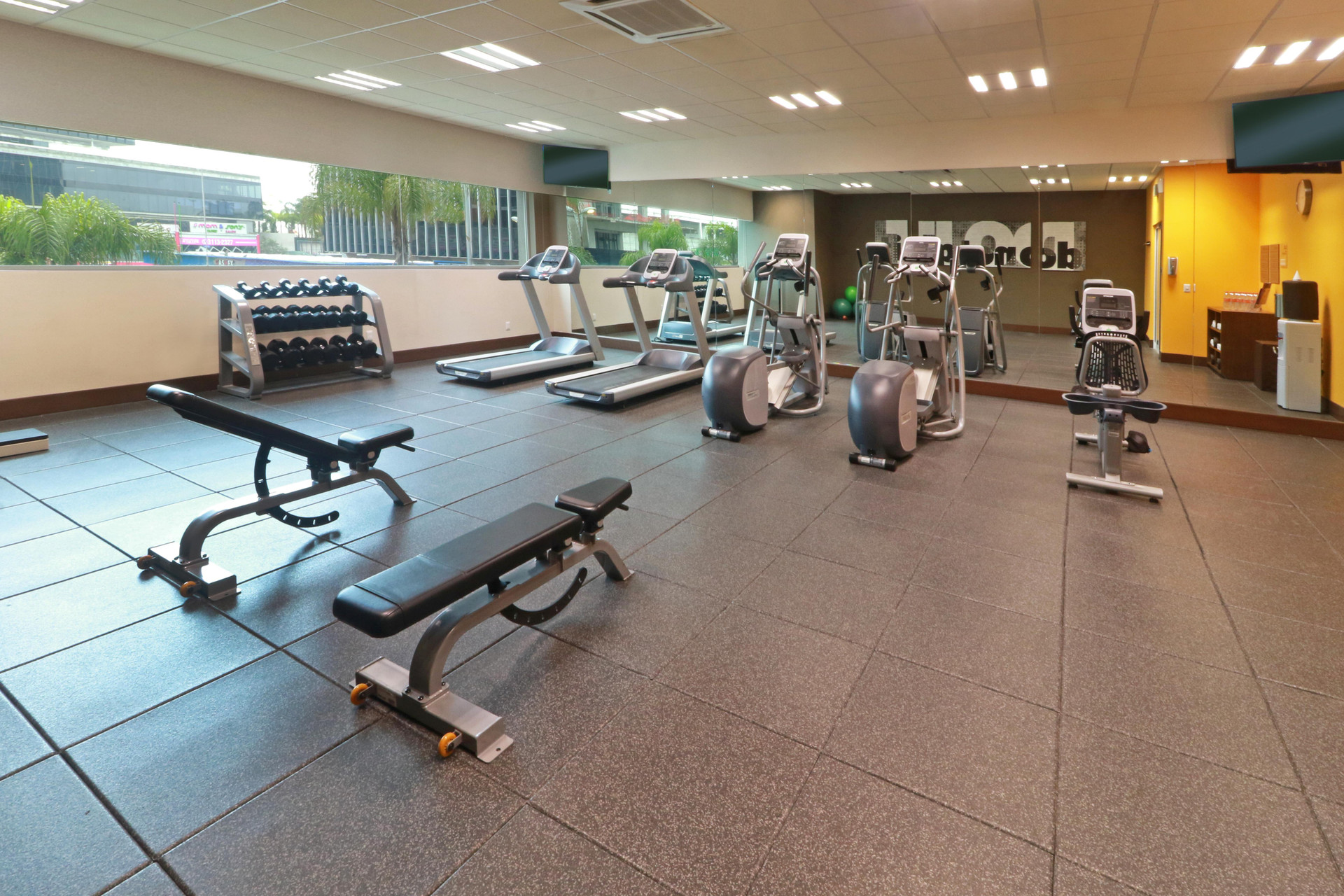 Gimnasio Wyndham Garden Guadalajara Acueducto