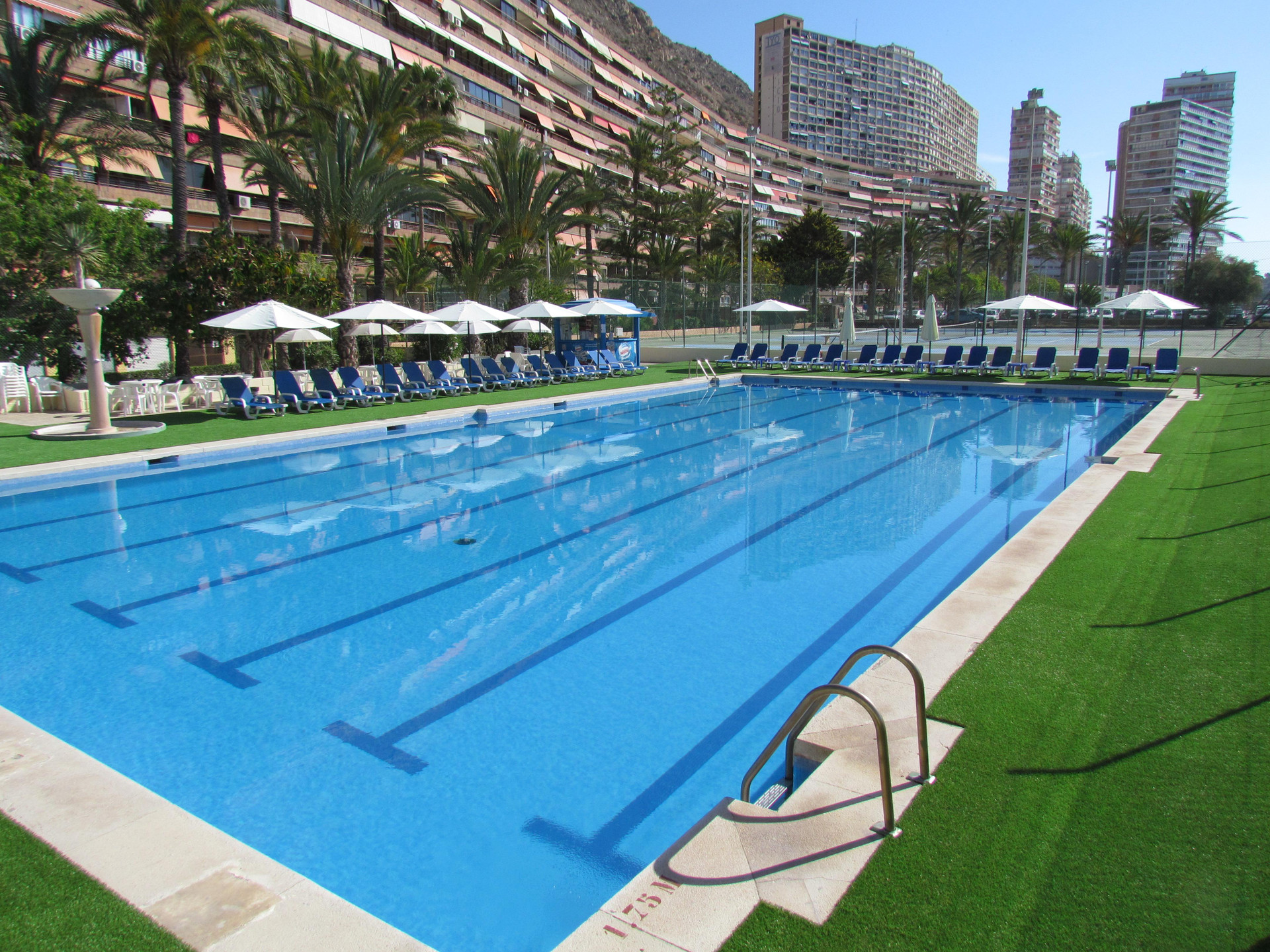 Vista Piscina Hotel Albahia