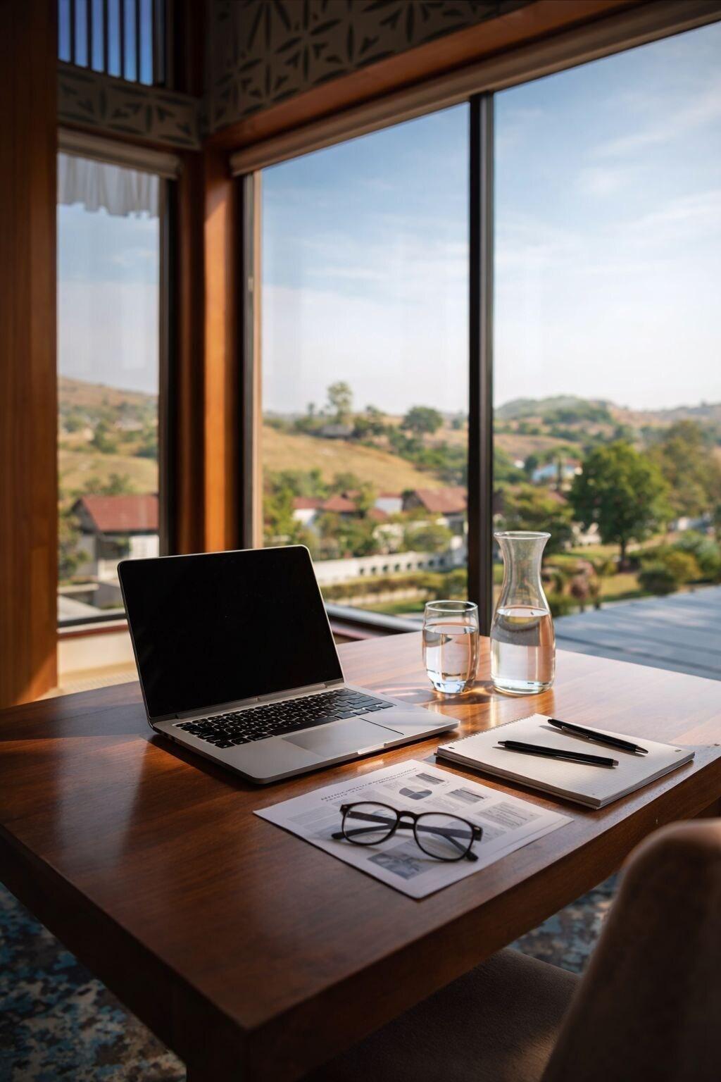 Sala de Reuniones WelcomHeritage Akashganga Resort & Spa