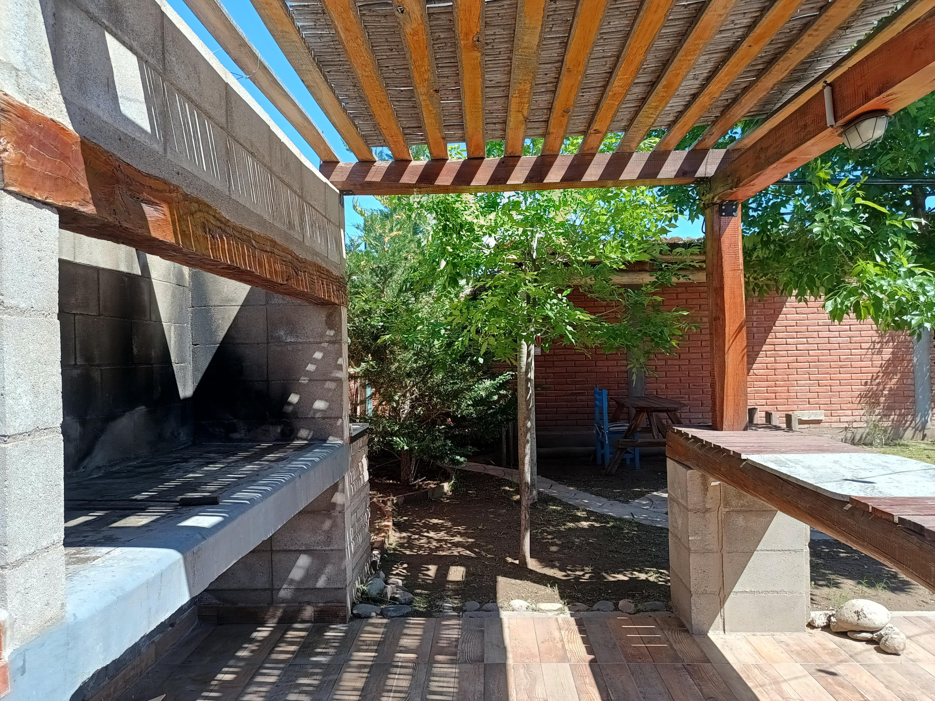 Área de parrilla Nelumbo Petit Chalet