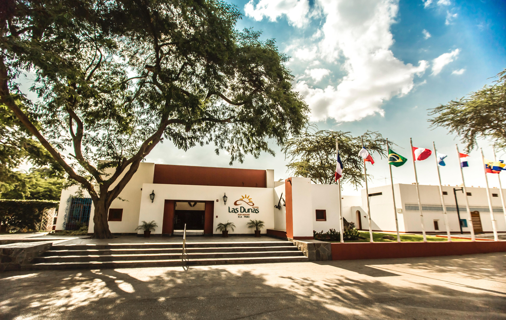 Vista Exterior Hotel Las Dunas