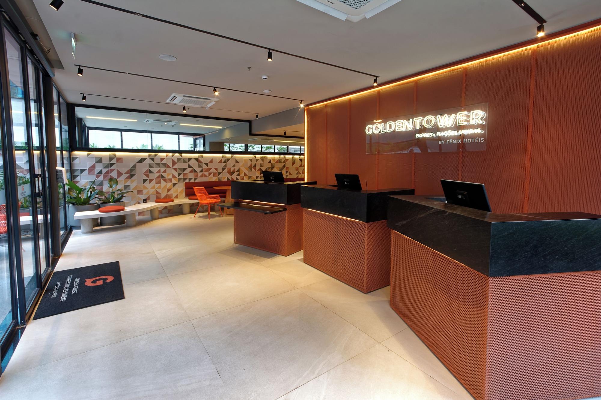 Vista Lobby Golden Tower Express Nações Unidas by Fênix Hotéis