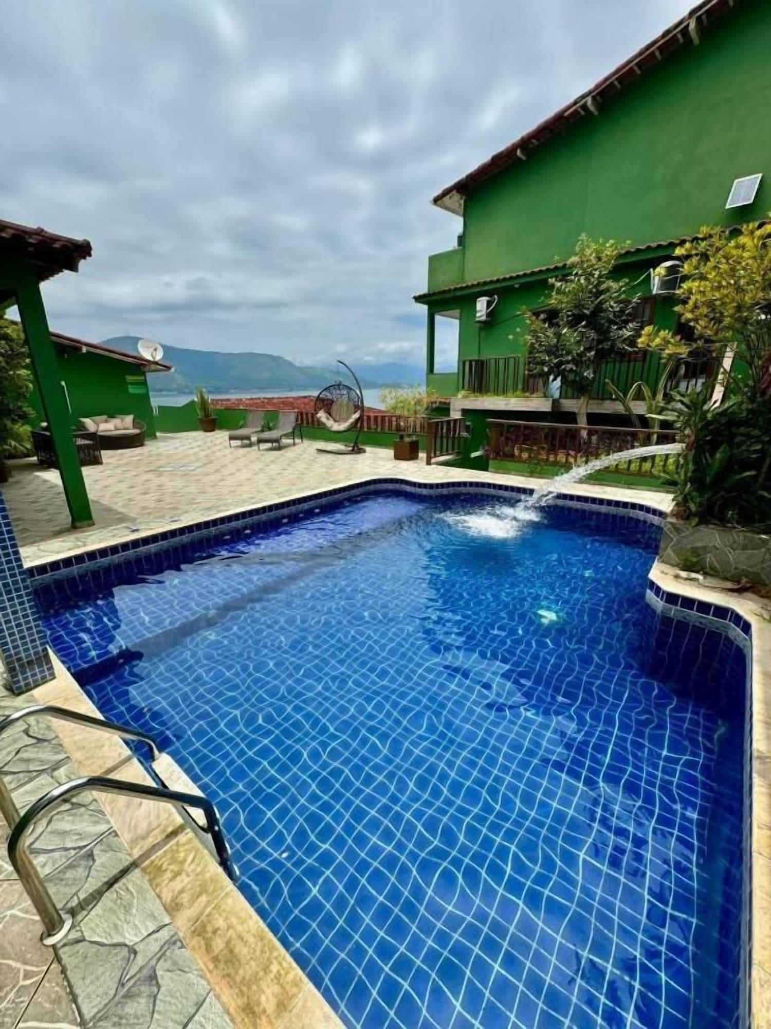 Vista Piscina Pousada Platôdasilhas