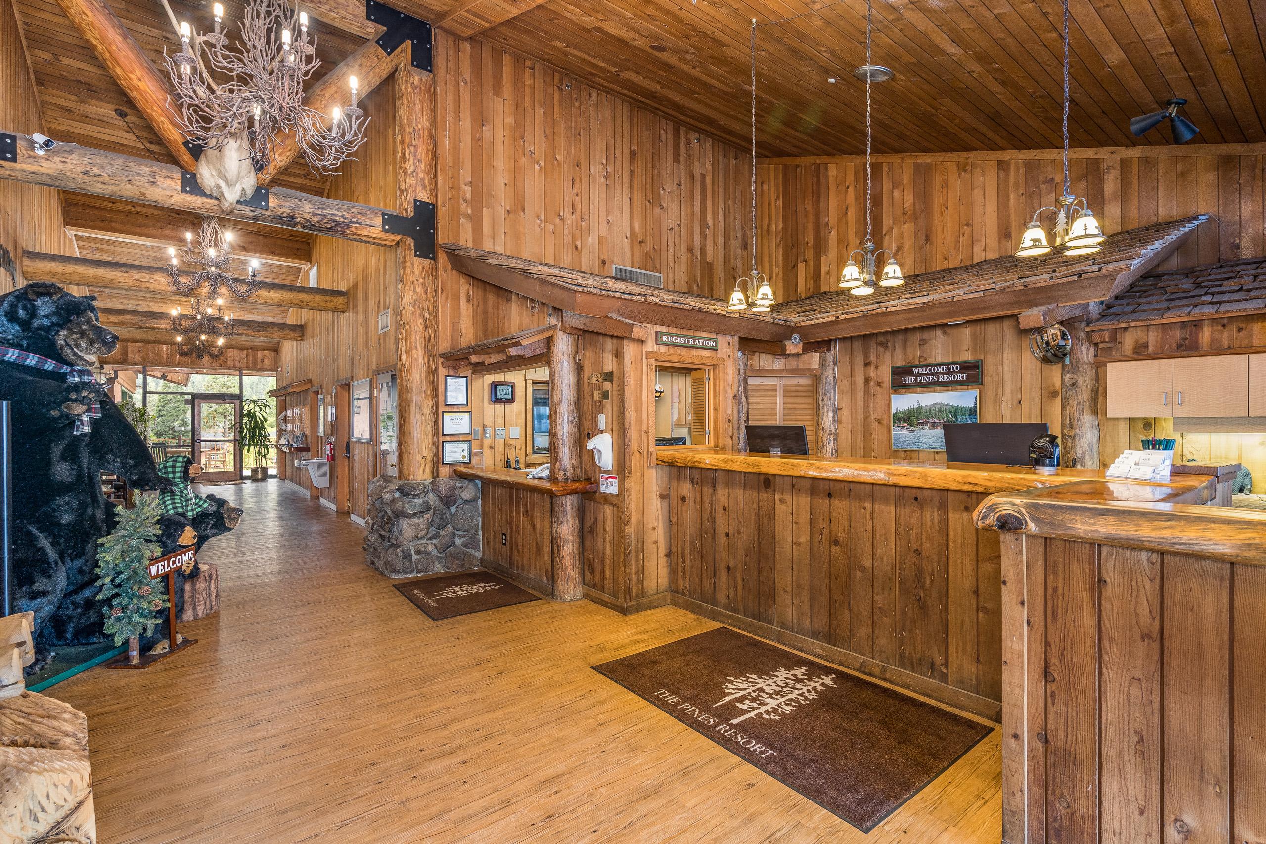 Vista Lobby The Pines Resort At Bass Lake