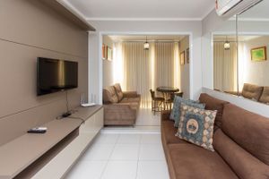 Renta temporal - Apartamento 1 quarto no Edifício Metropolitan Barcelona - Próximo ao Shopping Flamboyant - Jardim Goias - MB1504B