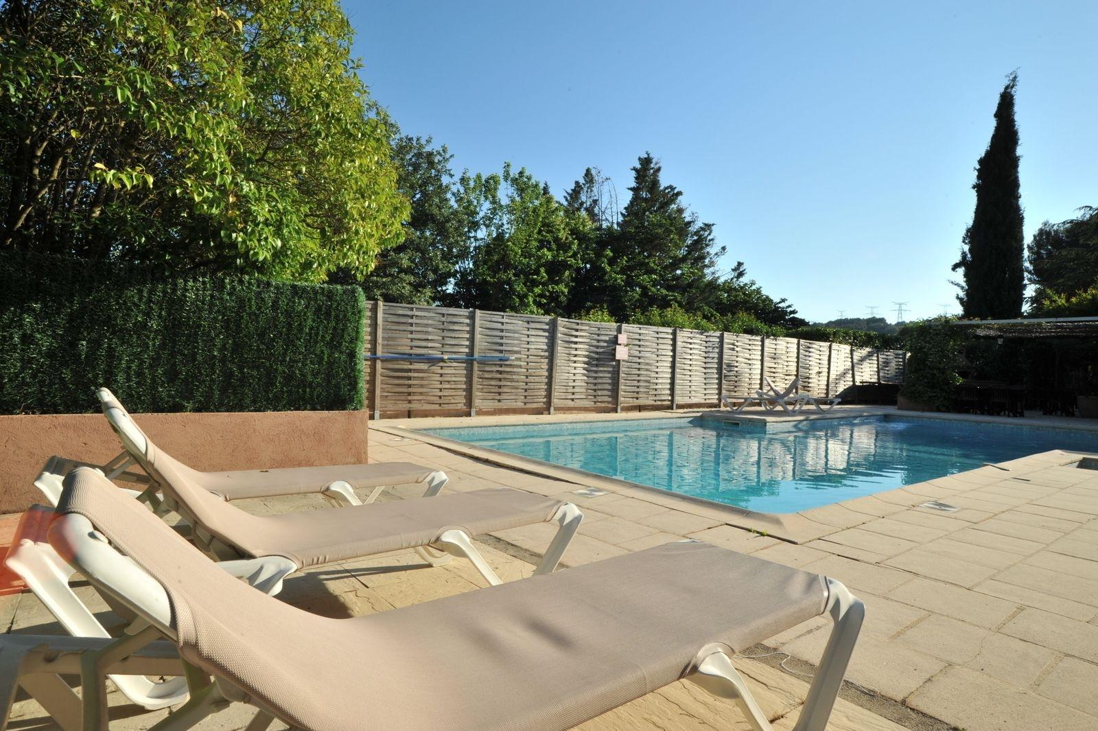 Vista Piscina Hôtel Le Relais De Trans