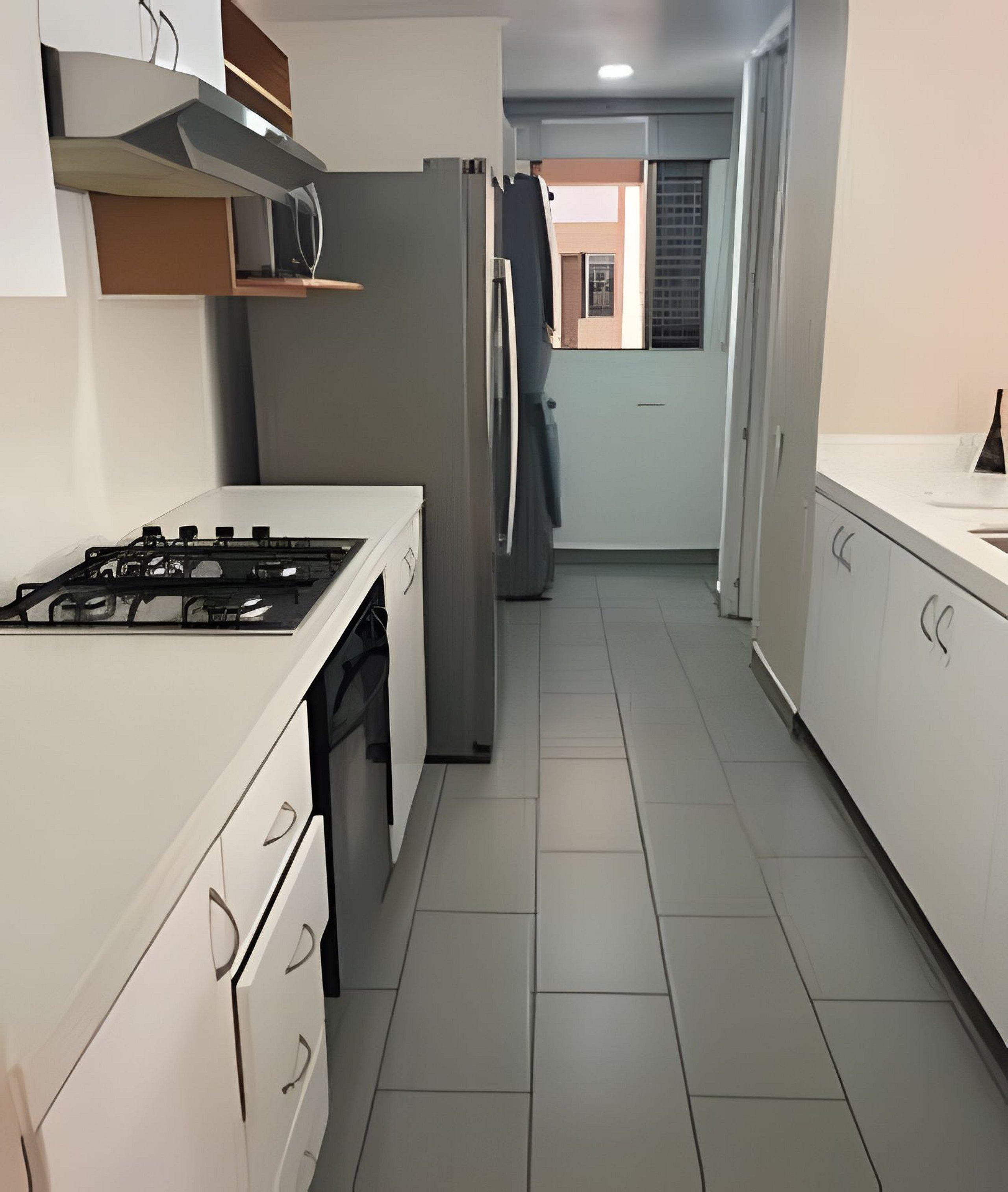 Cocina Cálido Apartamento en el Poblado