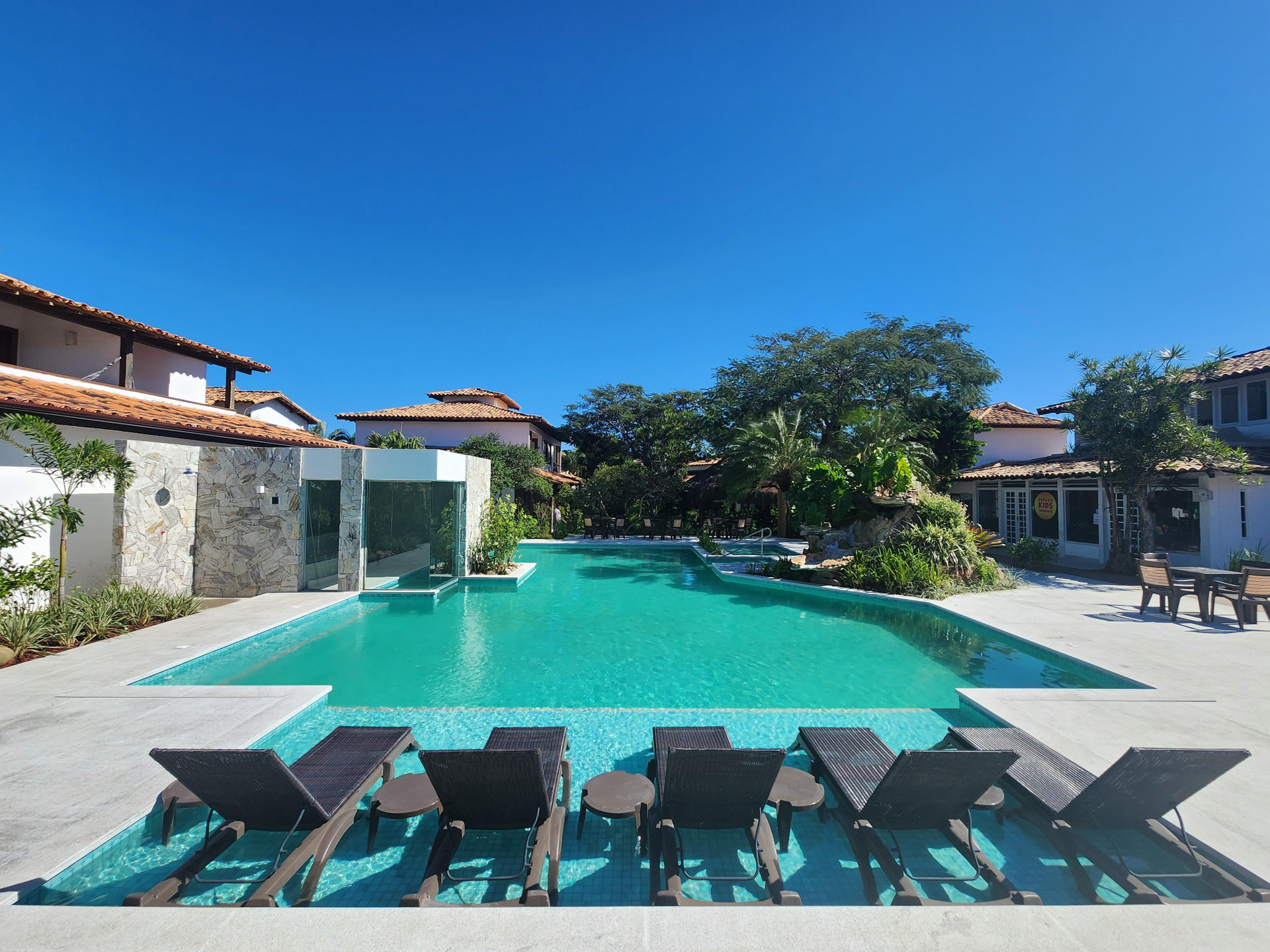 Vista Piscina Tangarás Pousada