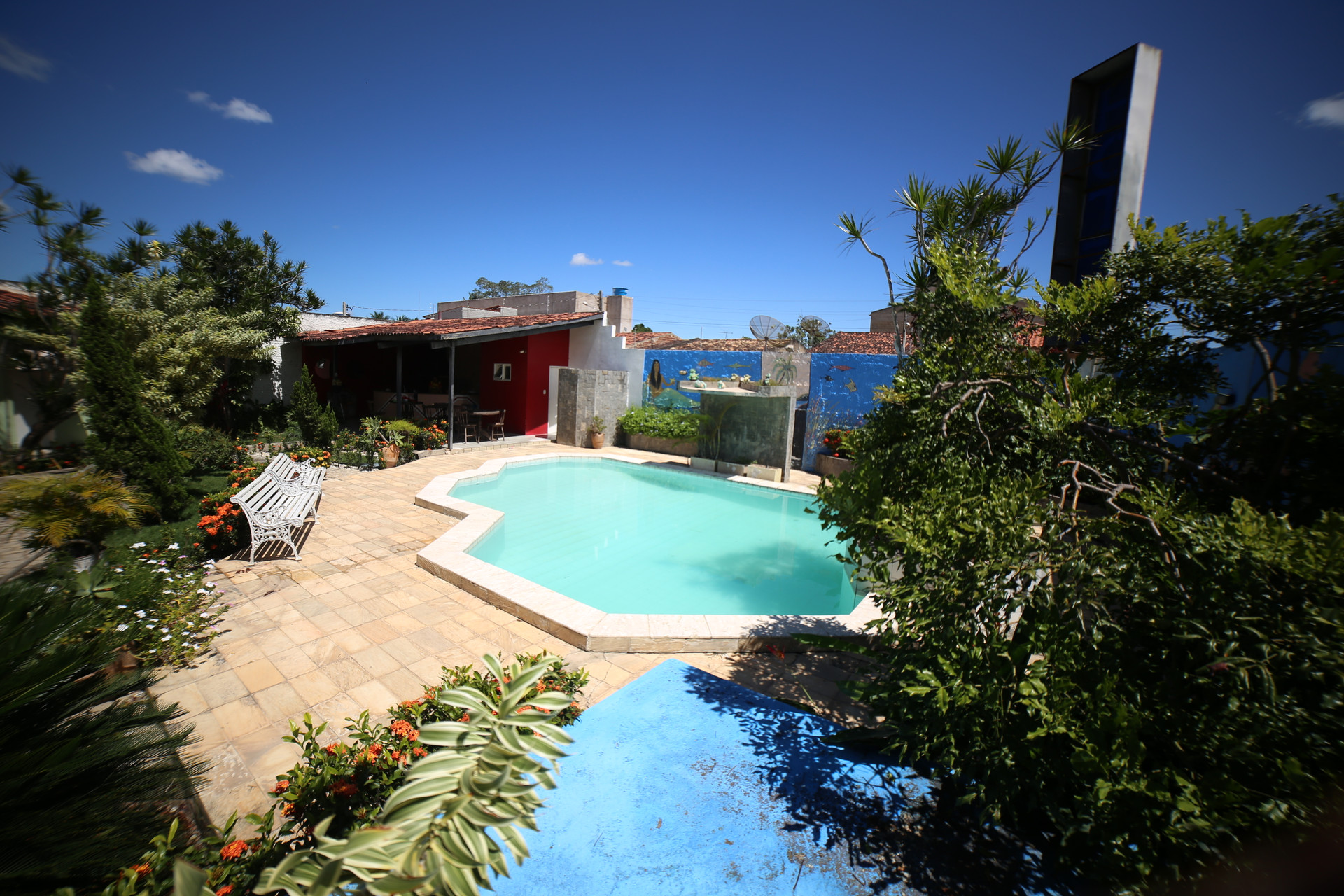 Vista Piscina Hotel Santa Isabel