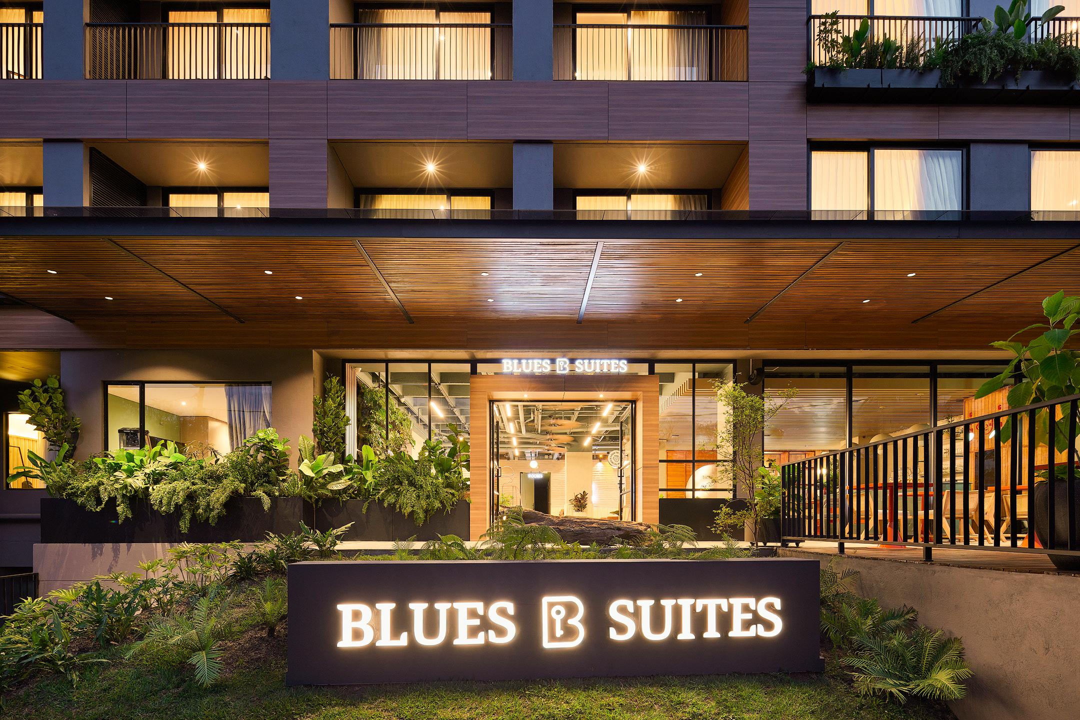 Vista Exterior Blues Suites Medellin