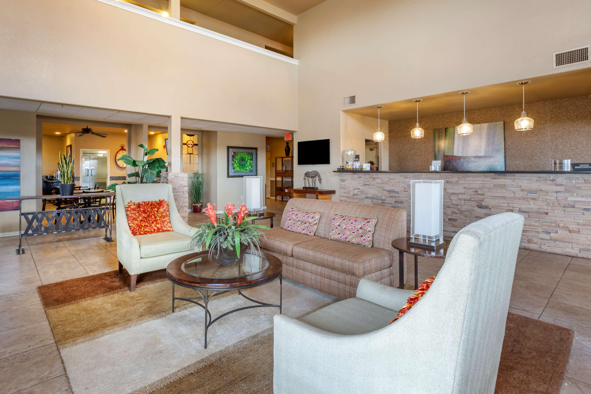 Vista Lobby Best Western Plus Winslow Inn