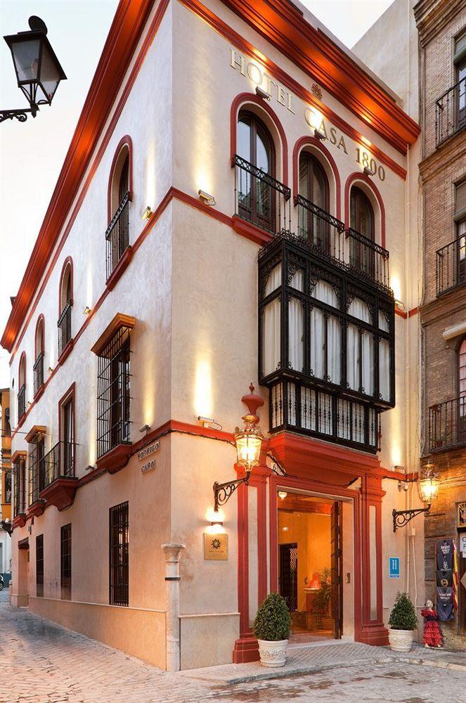 Vista da fachada Hotel Casa 1800 Sevilla