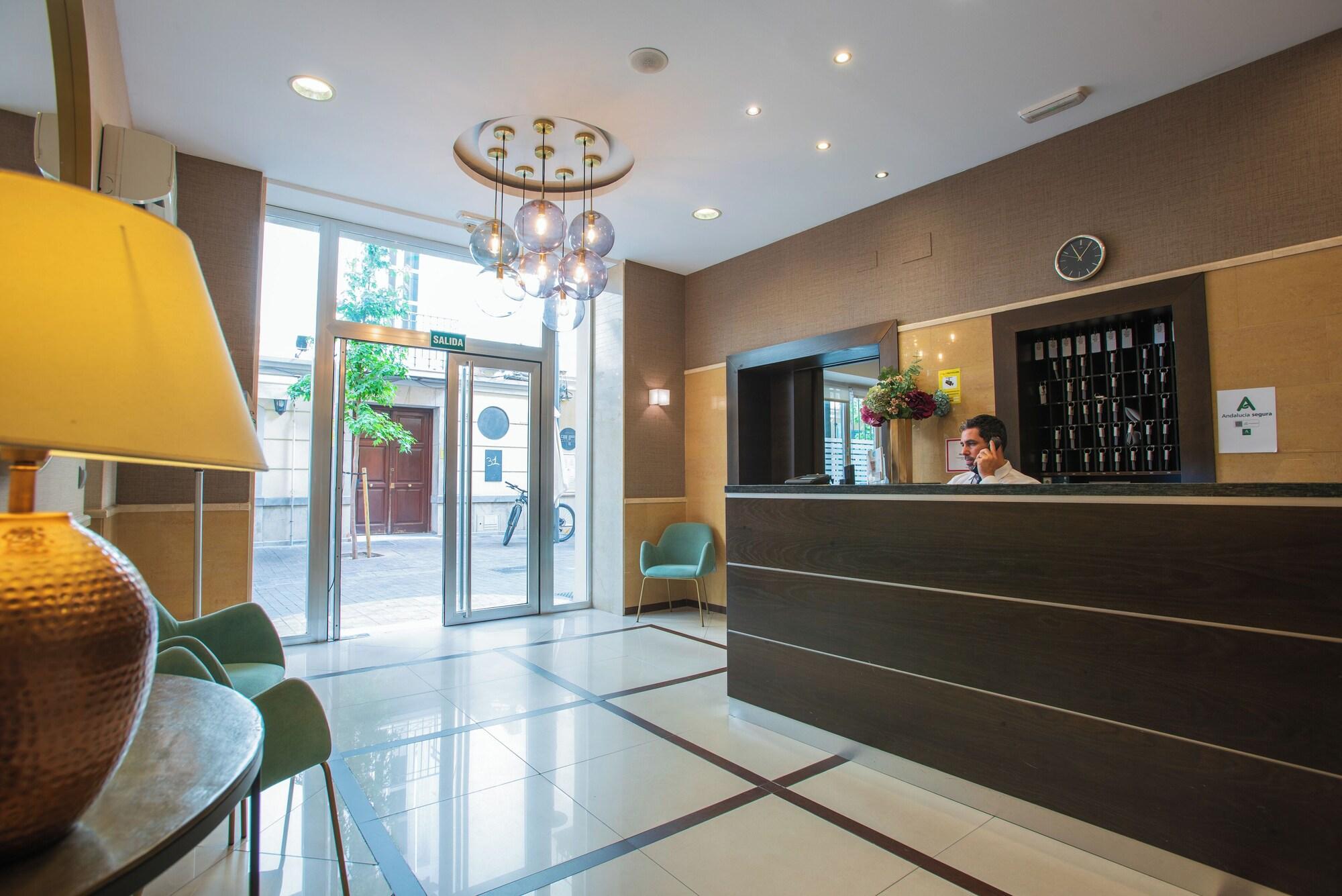 Vista Lobby Hotel Sur Málaga