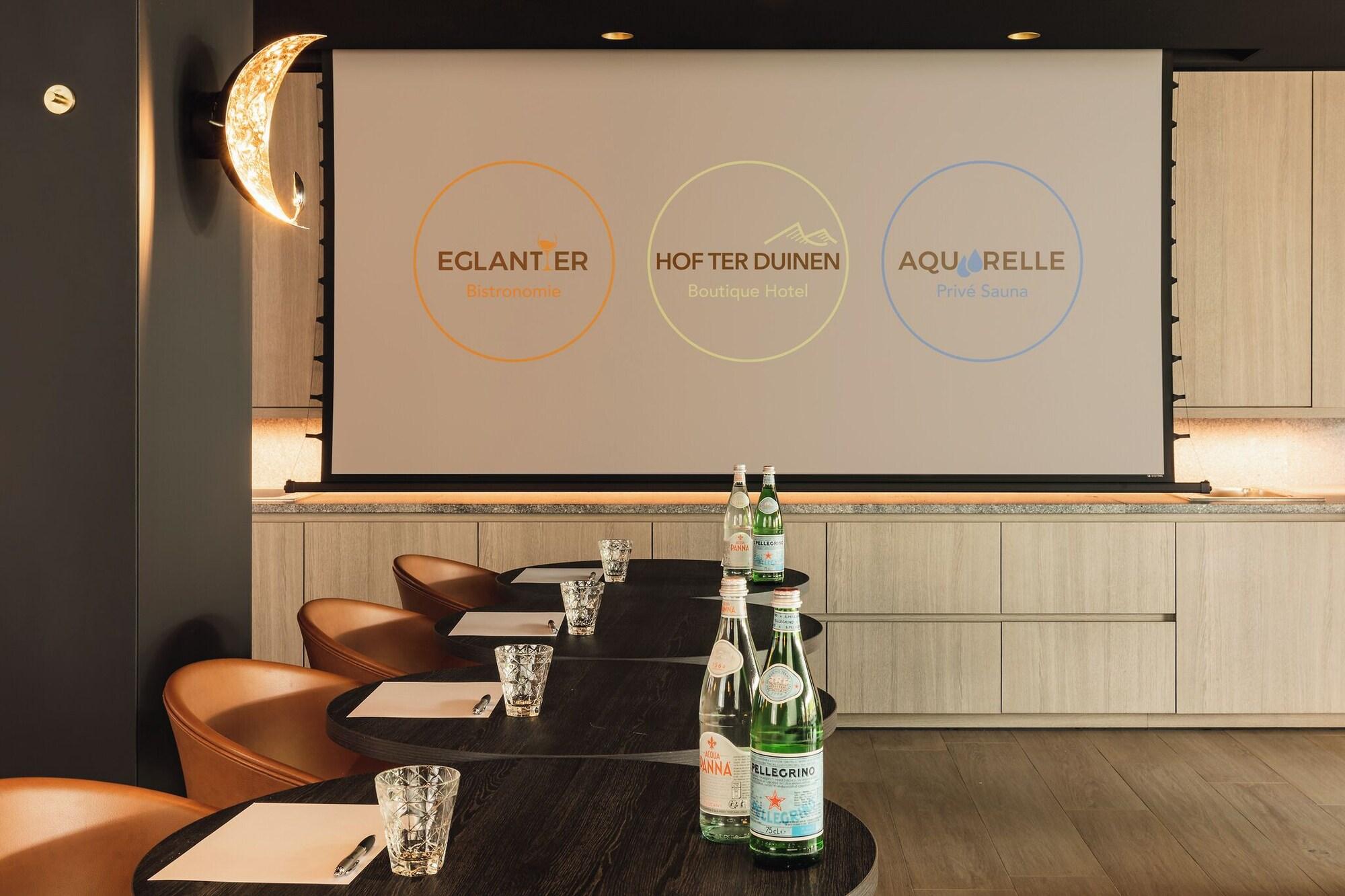 Sala de Reuniones Boutique Hotel Hof ter Duinen