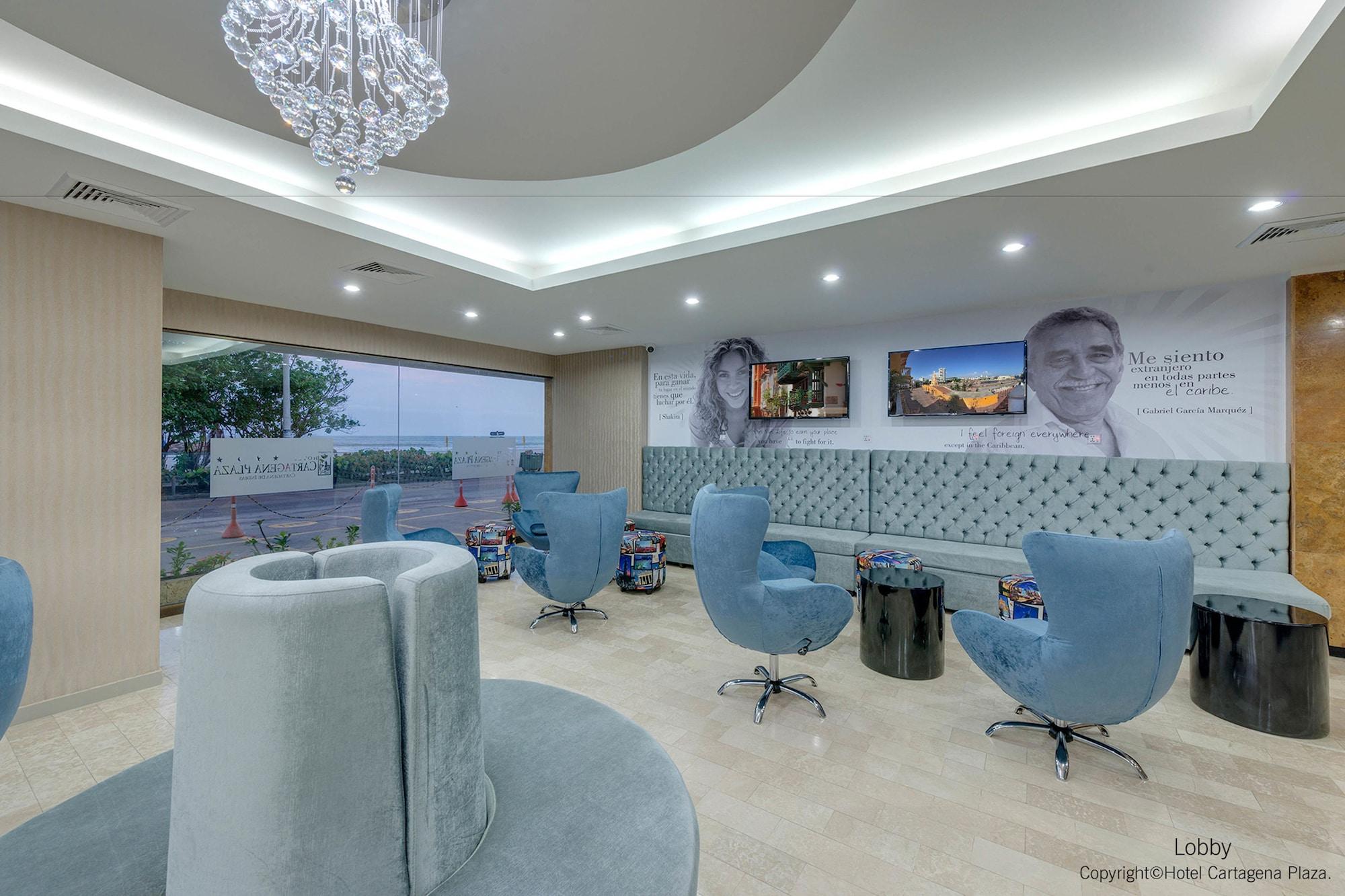 Vista Lobby Hotel Cartagena Plaza