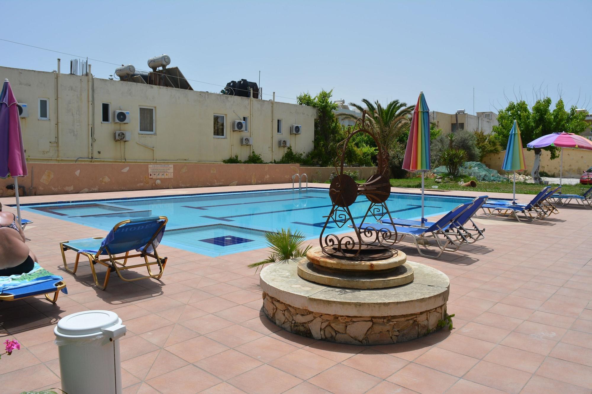 Vista Piscina Villa Giorgos