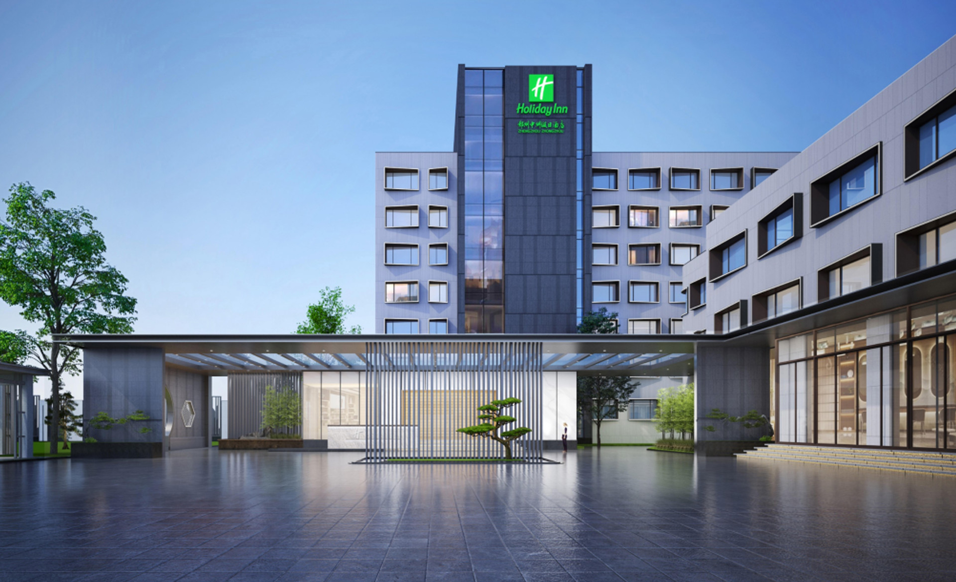 Vista Exterior Holiday Inn Zhengzhou Zhongzhou