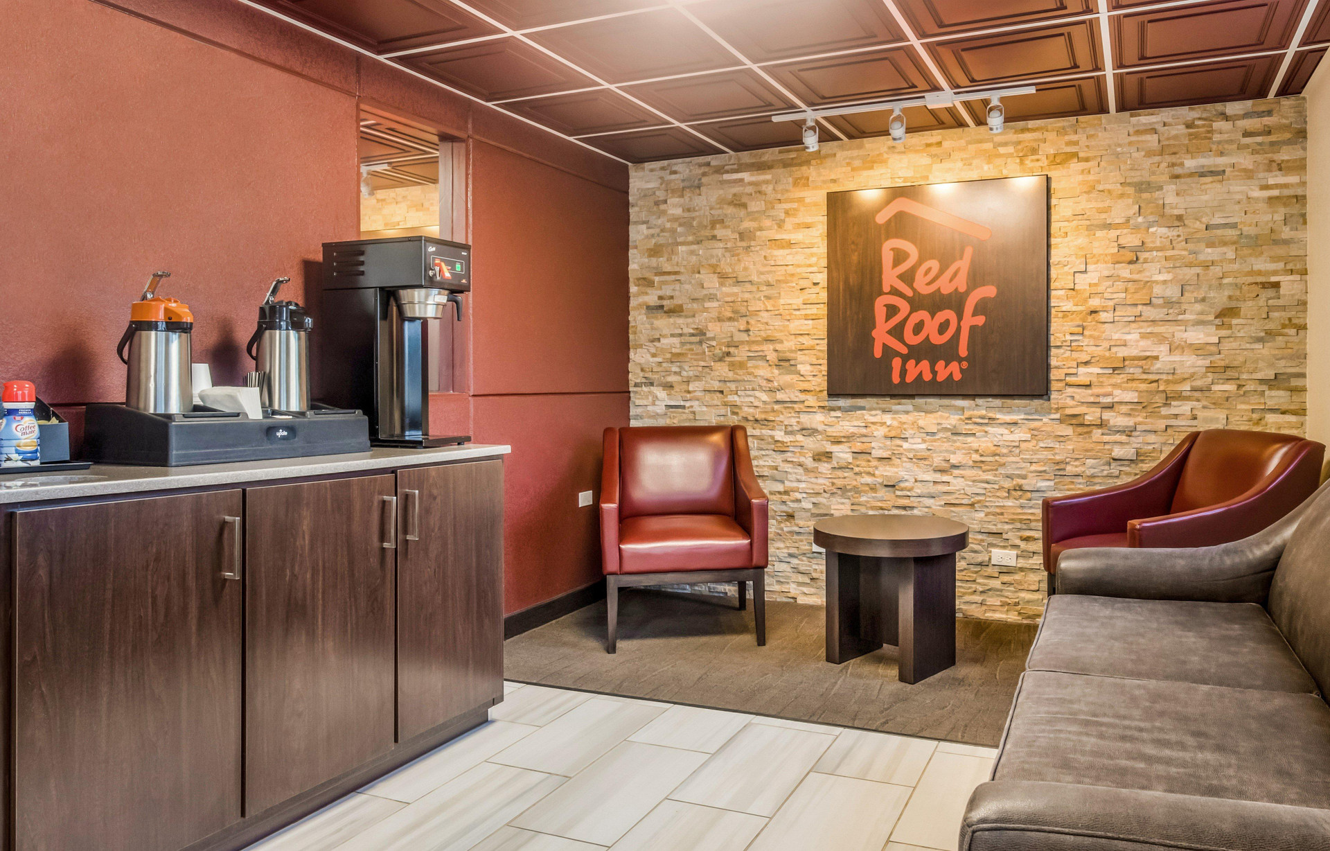 Vista Lobby Red Roof Inn Chicago - Alsip