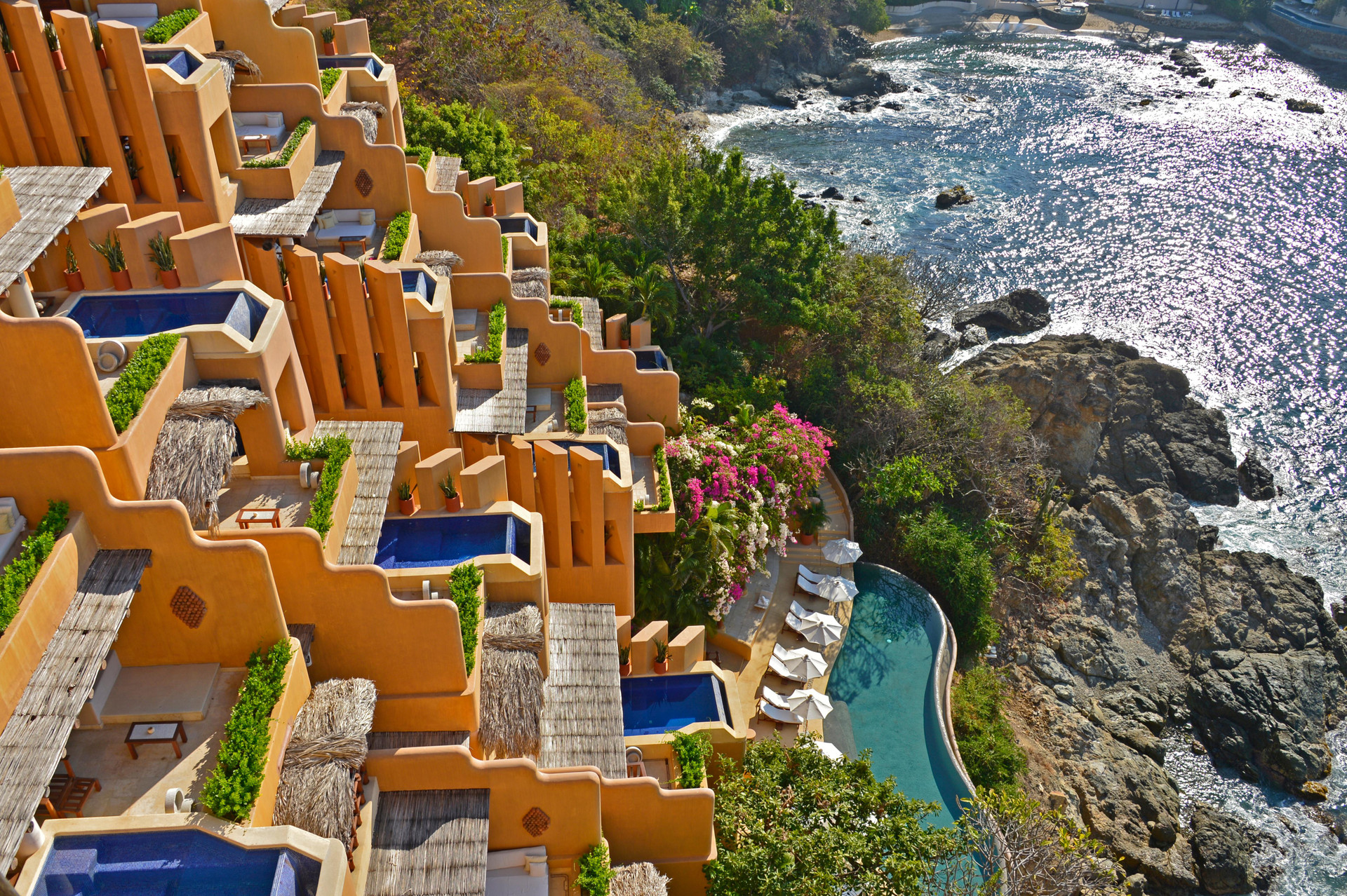 Vista da fachada Cala de Mar Resort & Spa Ixtapa