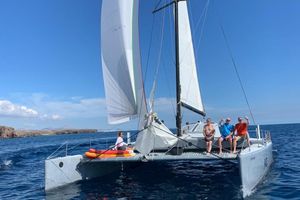 Actividad - Paseo en catamarán F40 desde el sur de Lanzarote