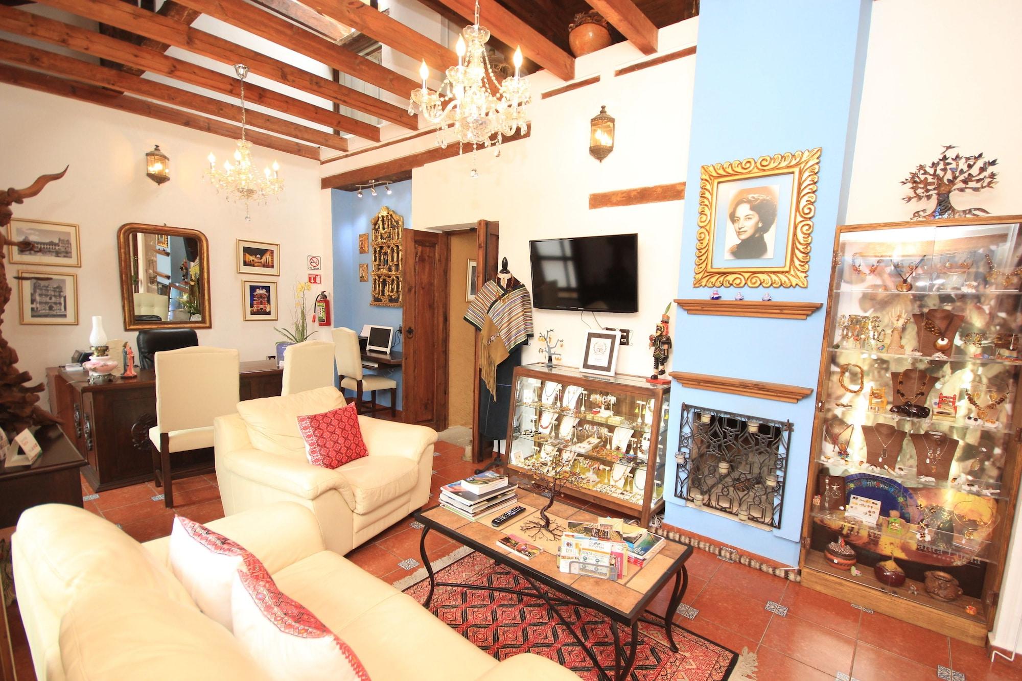 Vista Lobby Casa Santa Lucía