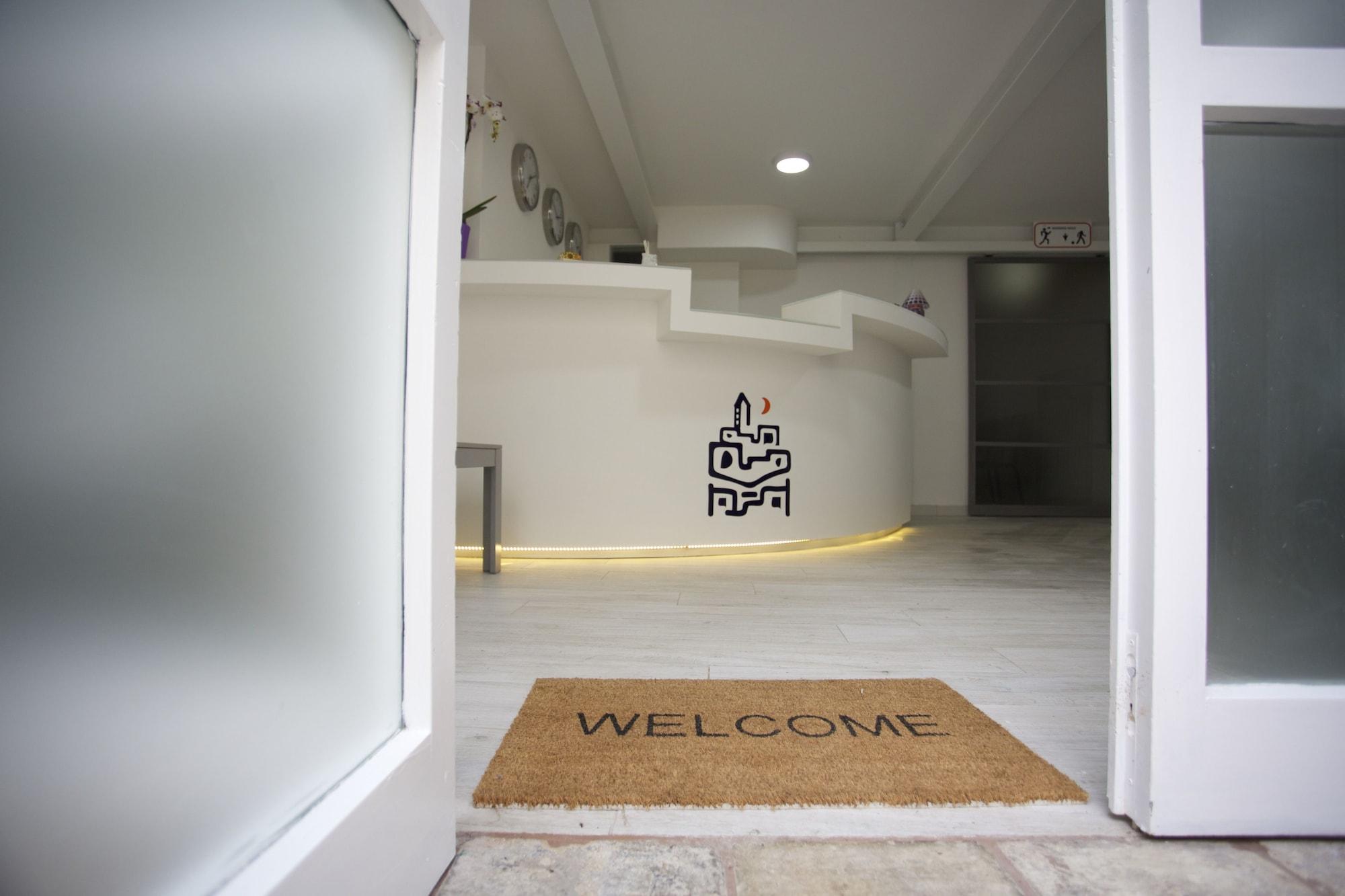 Vista Lobby Ostello dei Sassi Matera