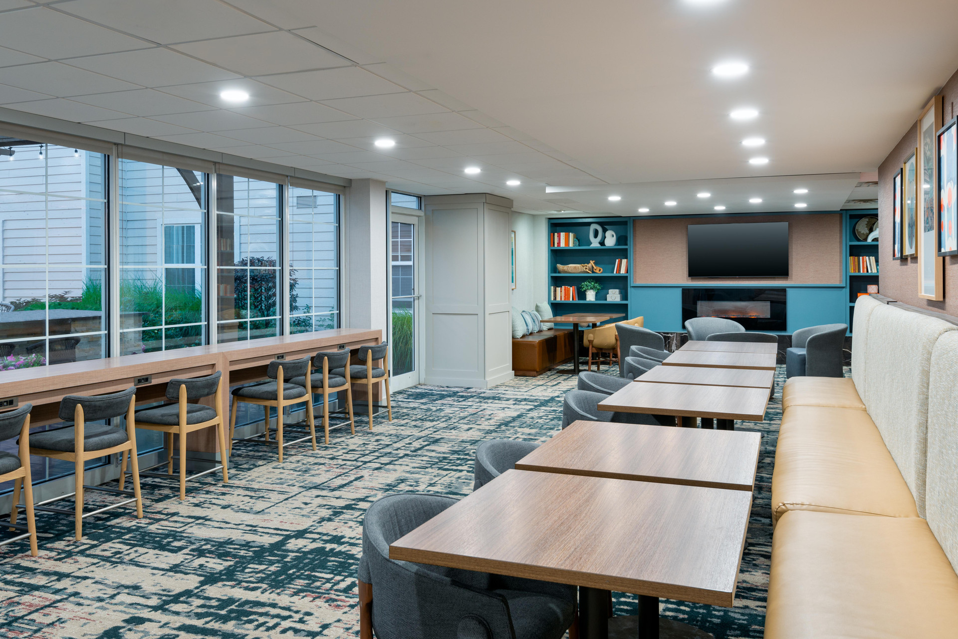 Vista Lobby Homewood Suites by Hilton Buffalo Airport