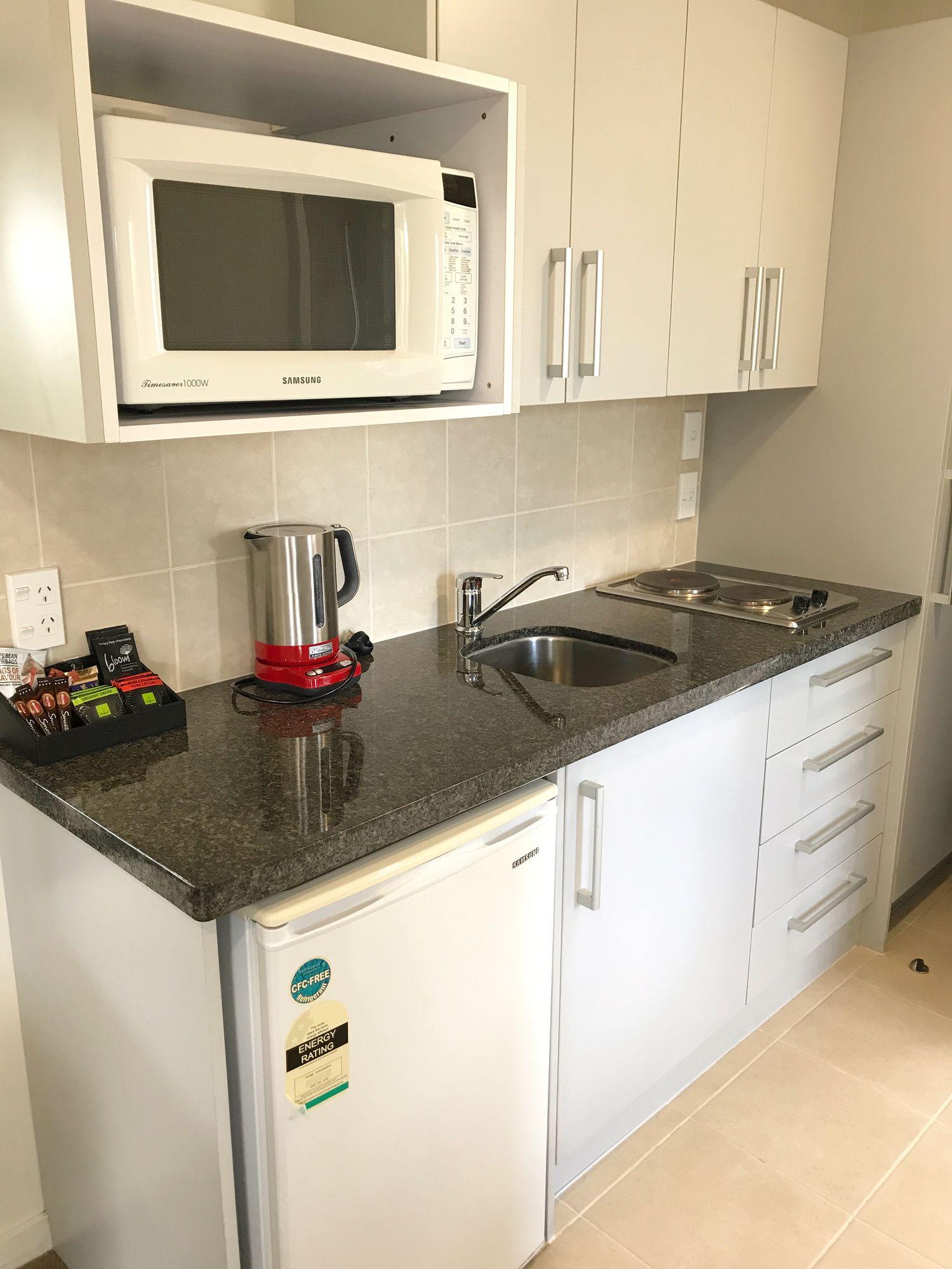 Equipamiento de Habitación Alpha Motel Christchurch