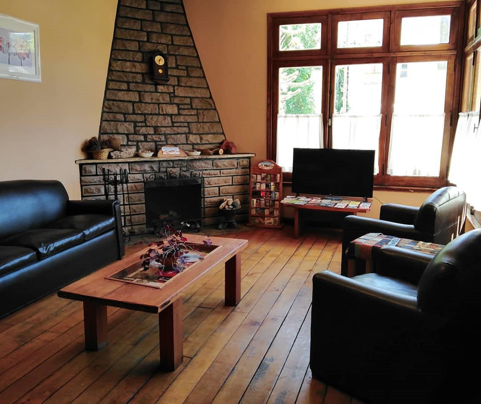 Vista Lobby Hosteria Hueney Ruca