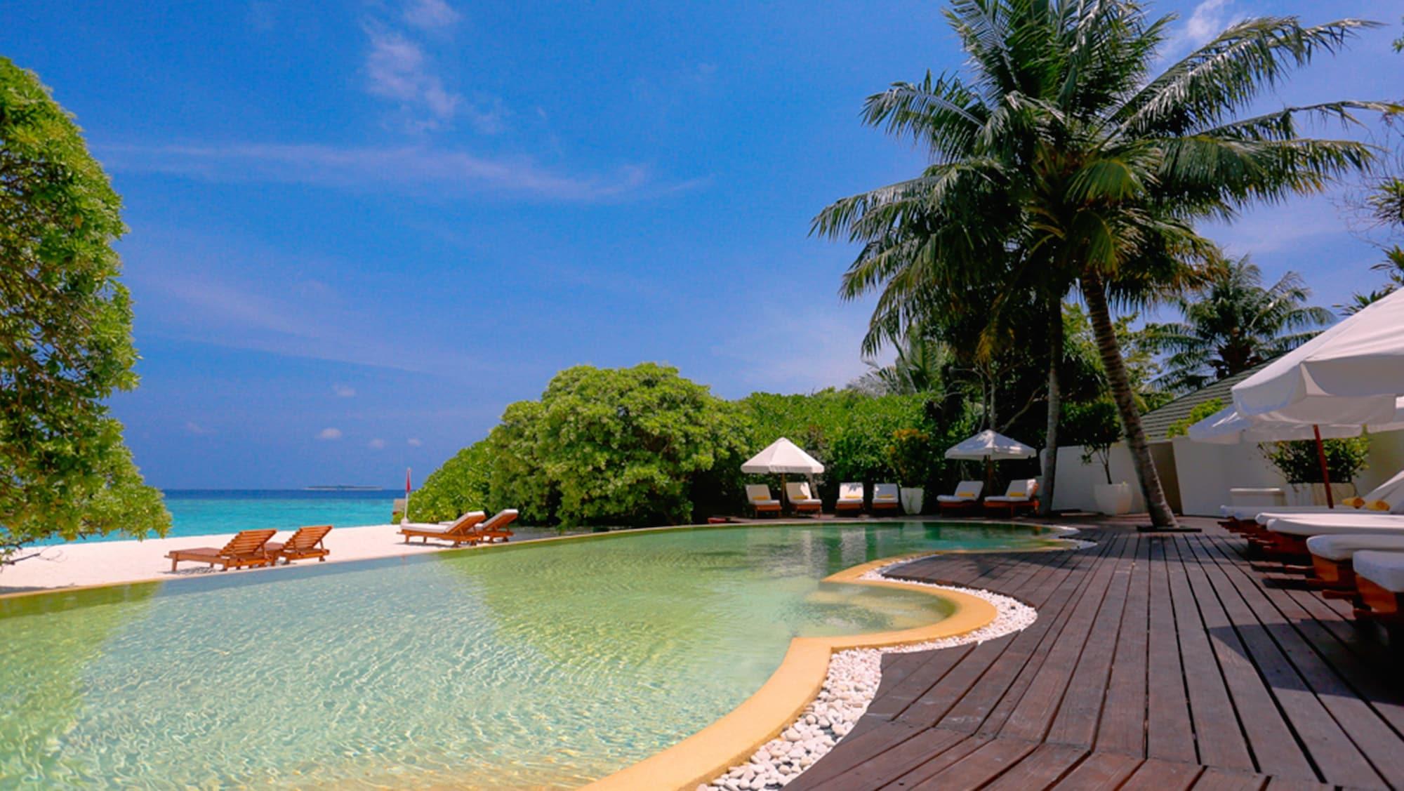 Vista Piscina Adaaran Prestige Water Villas - All inclusive