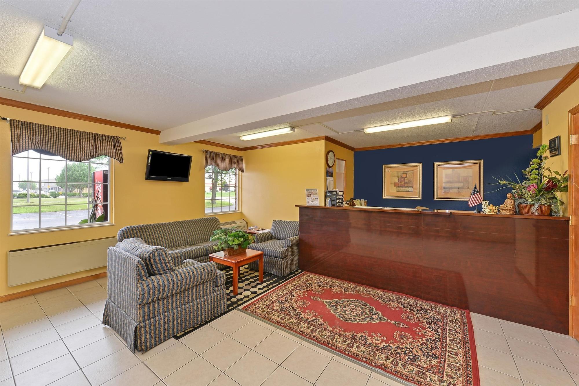 Vista Lobby Americas Best Value Inn Maumee Toledo