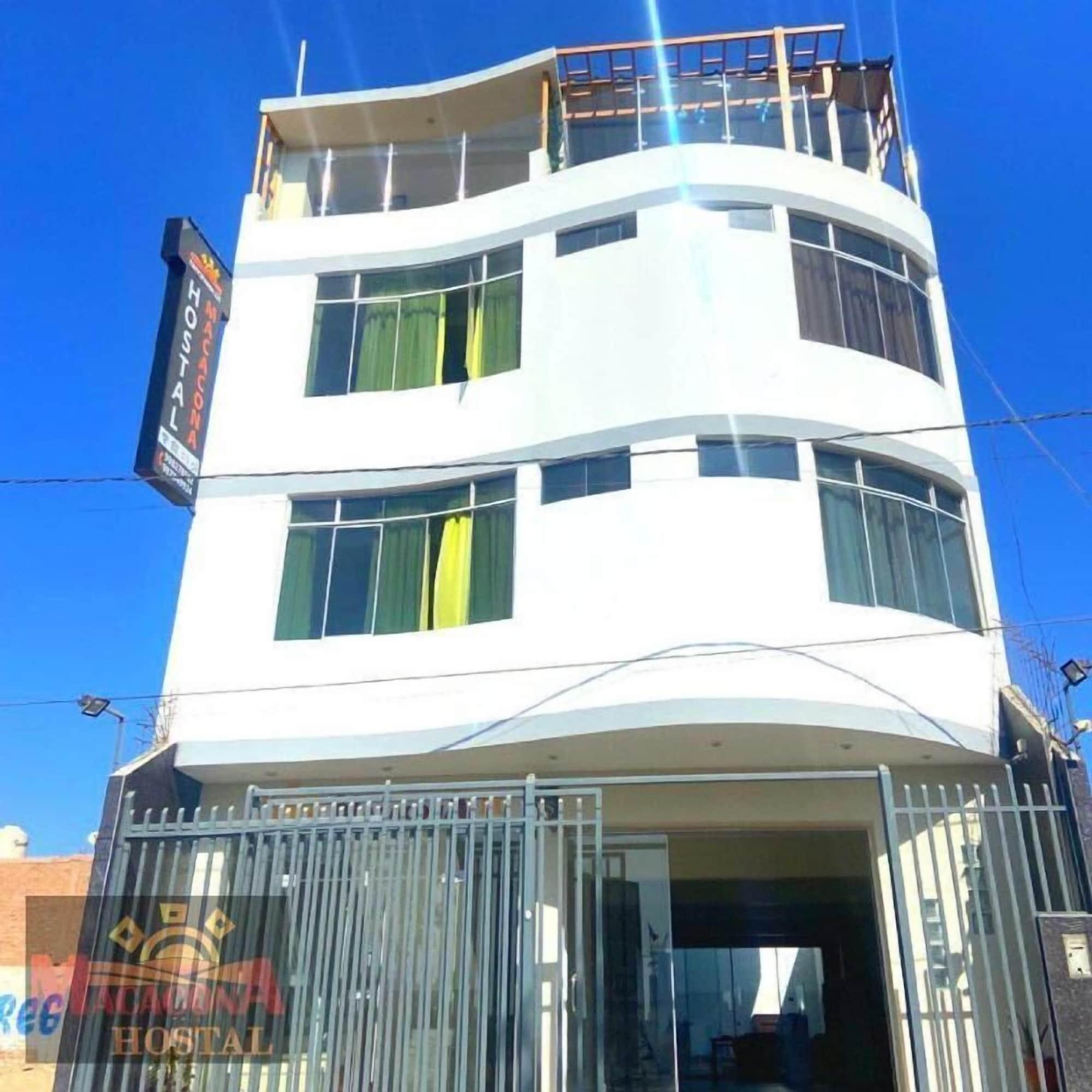 Vista Exterior Hostal Macacona