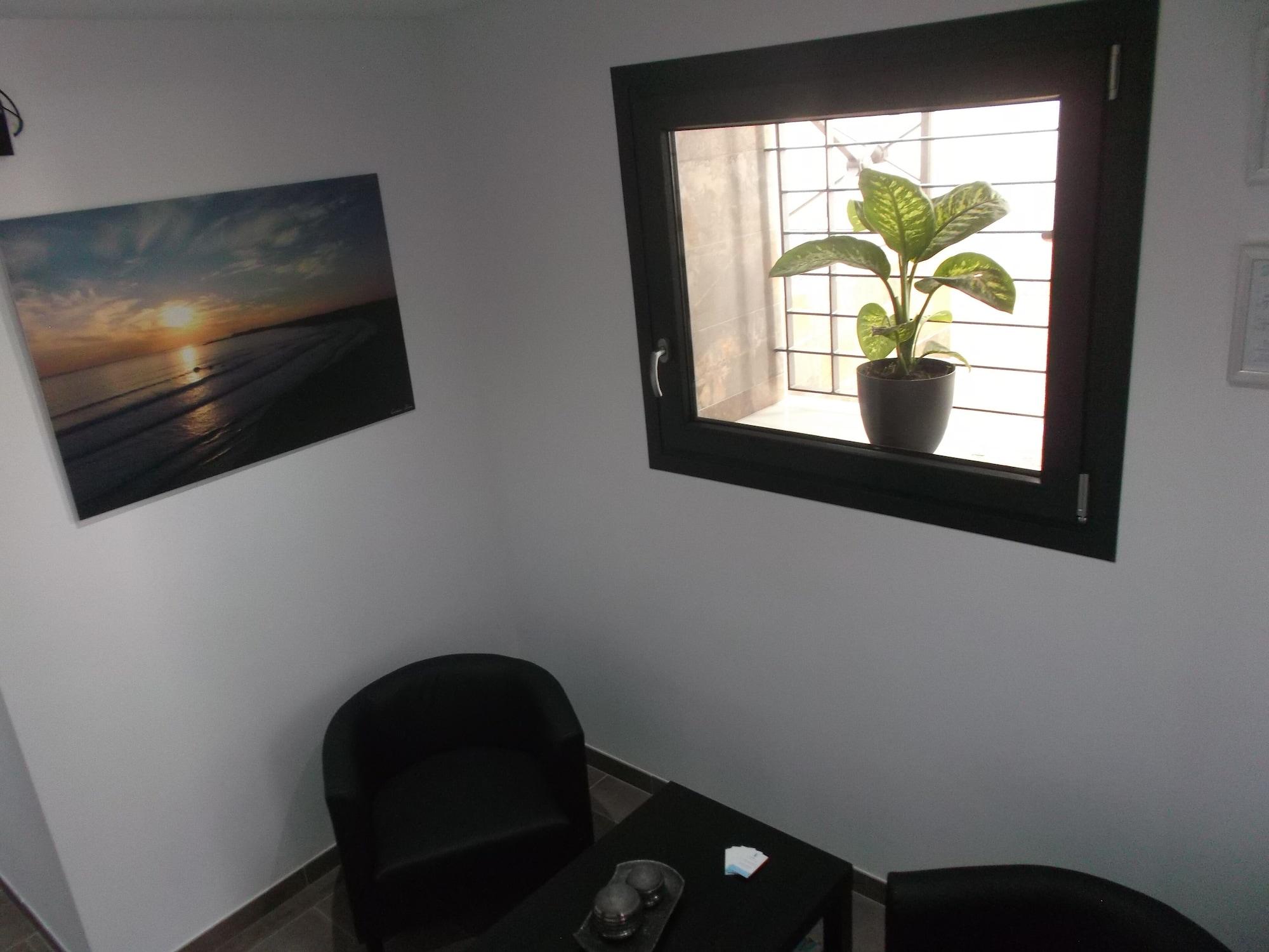 Vista Lobby Hostal Maria Jose