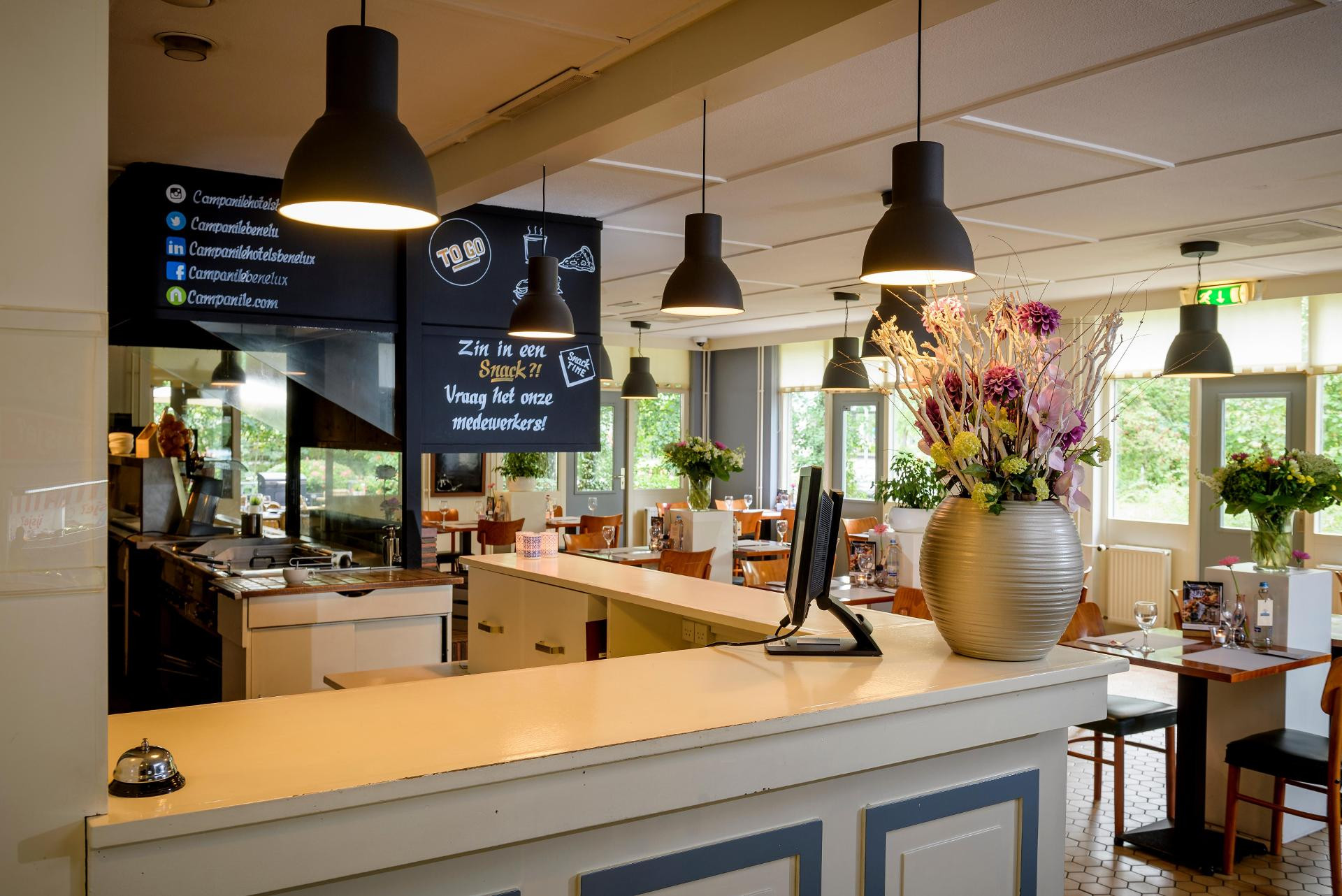 Vista Lobby Campanile Hotel Vlaardingen