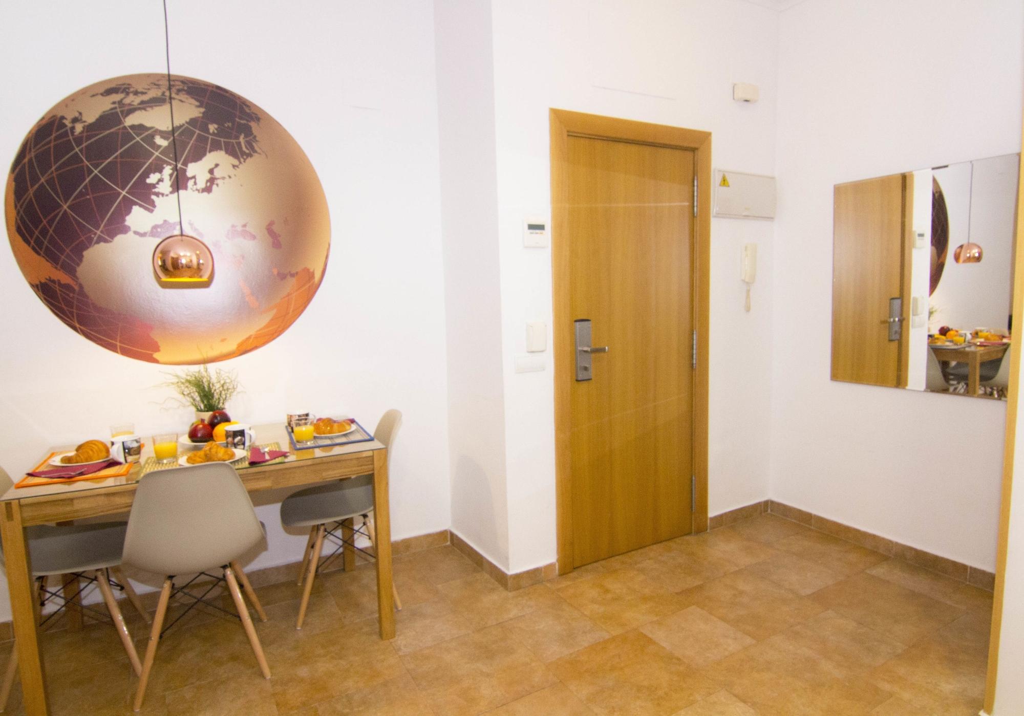 Vista Lobby Living Valencia Edificio Merced