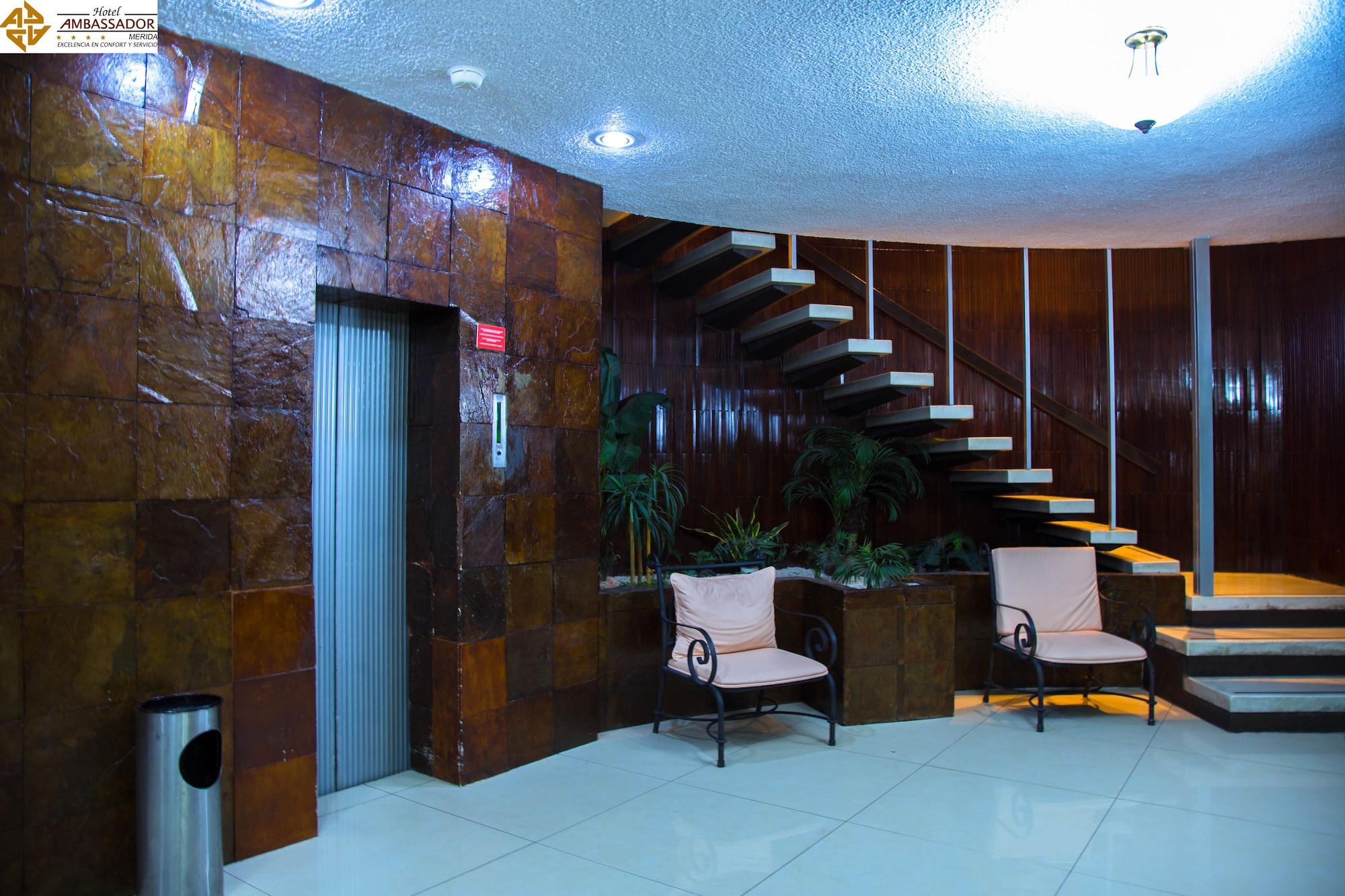 Vista Lobby Hotel Ambassador Merida
