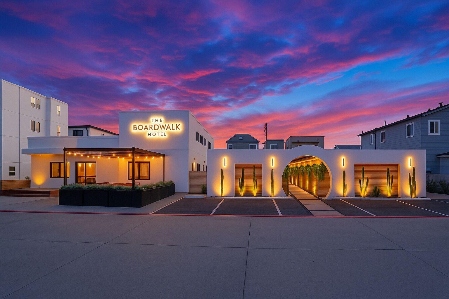Vista Exterior Boardwalk Hotel: Bikes, Boards & Beach Gear Included