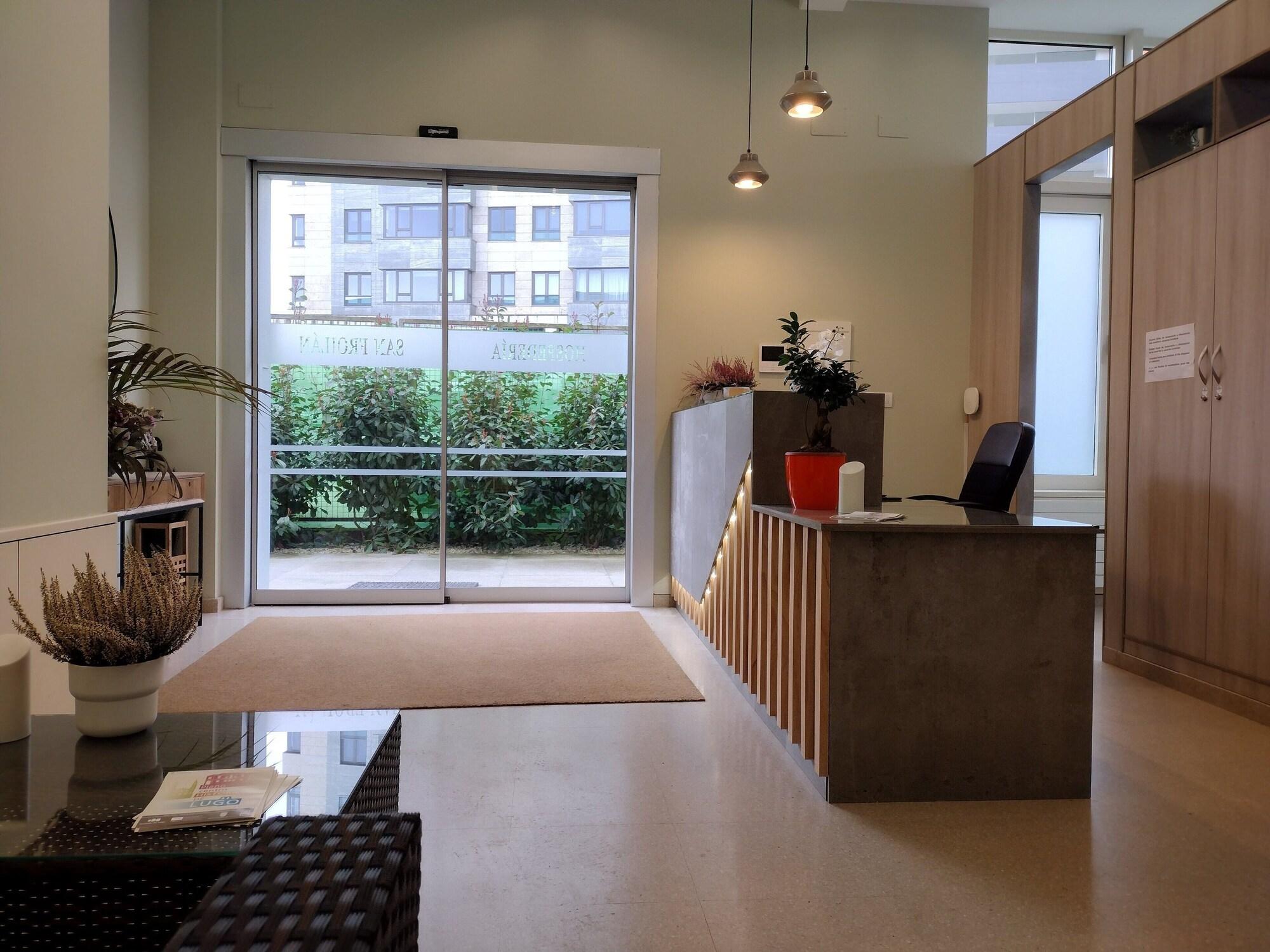 Vista Lobby Hospedería San Froilan