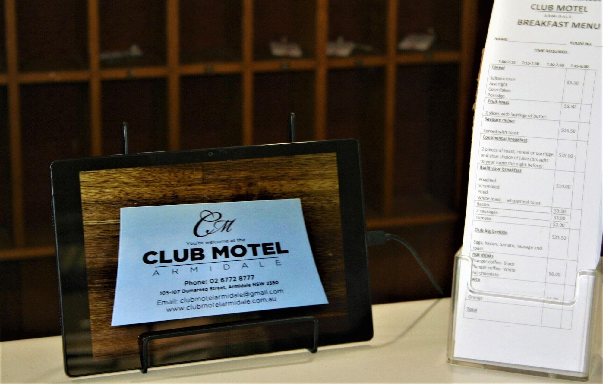 Restaurant Club Motel Armidale