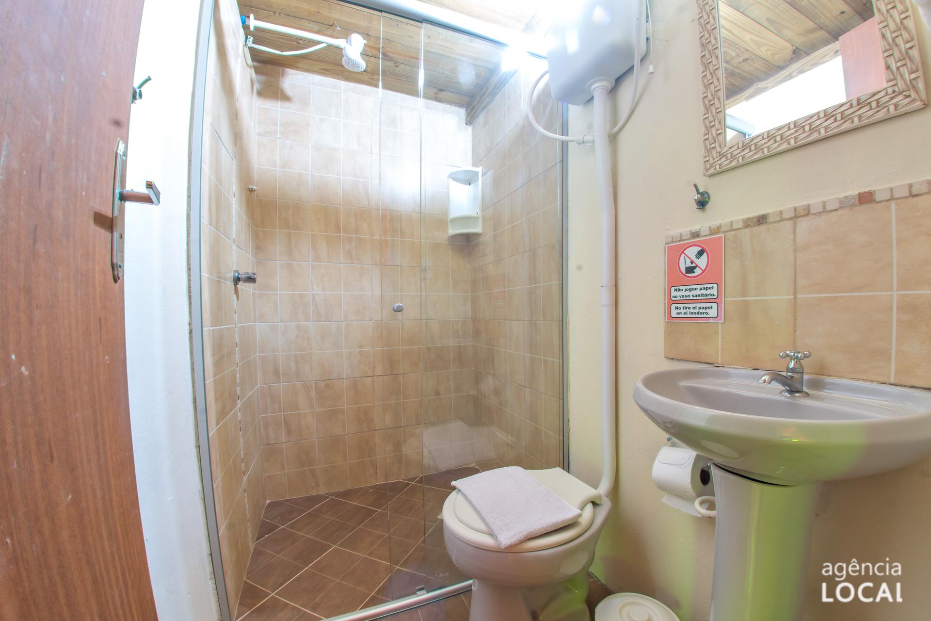 Baño Pousada Refúgio do Rosa