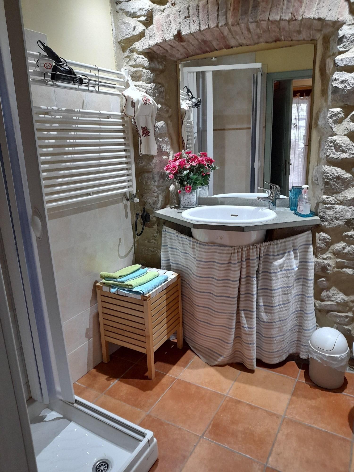 Equipamiento de Habitación B&B La Margine con area benessere