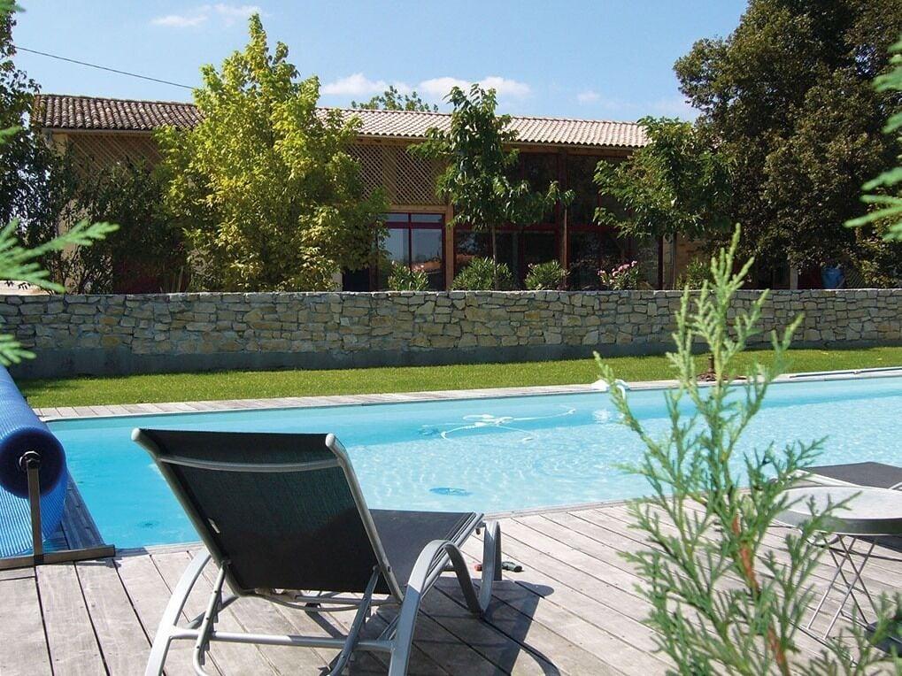 Vista Piscina Domaine de Quittignan Brillette